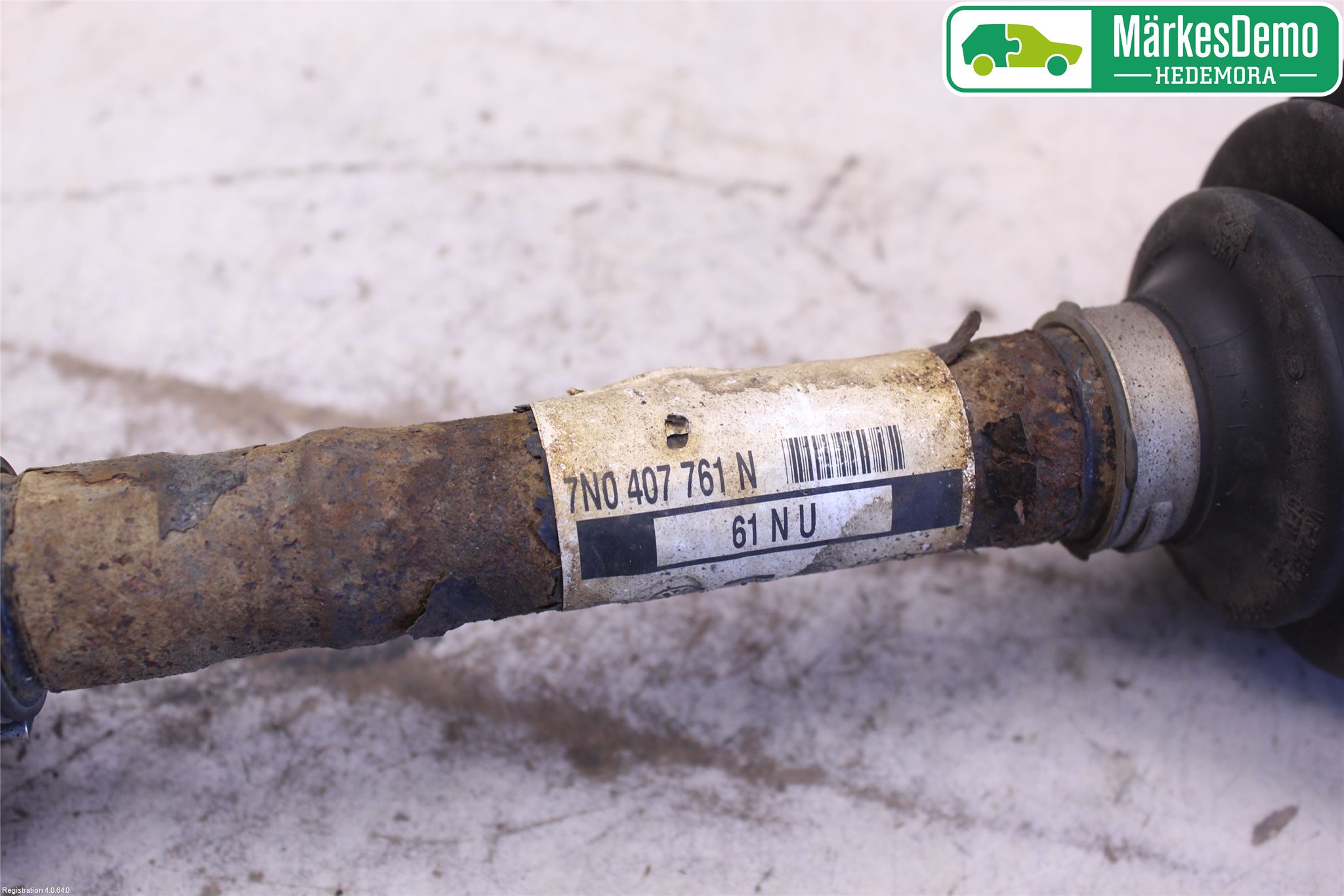 Volkswagen VW SHARAN 11- Drivaxel Fram Vänster