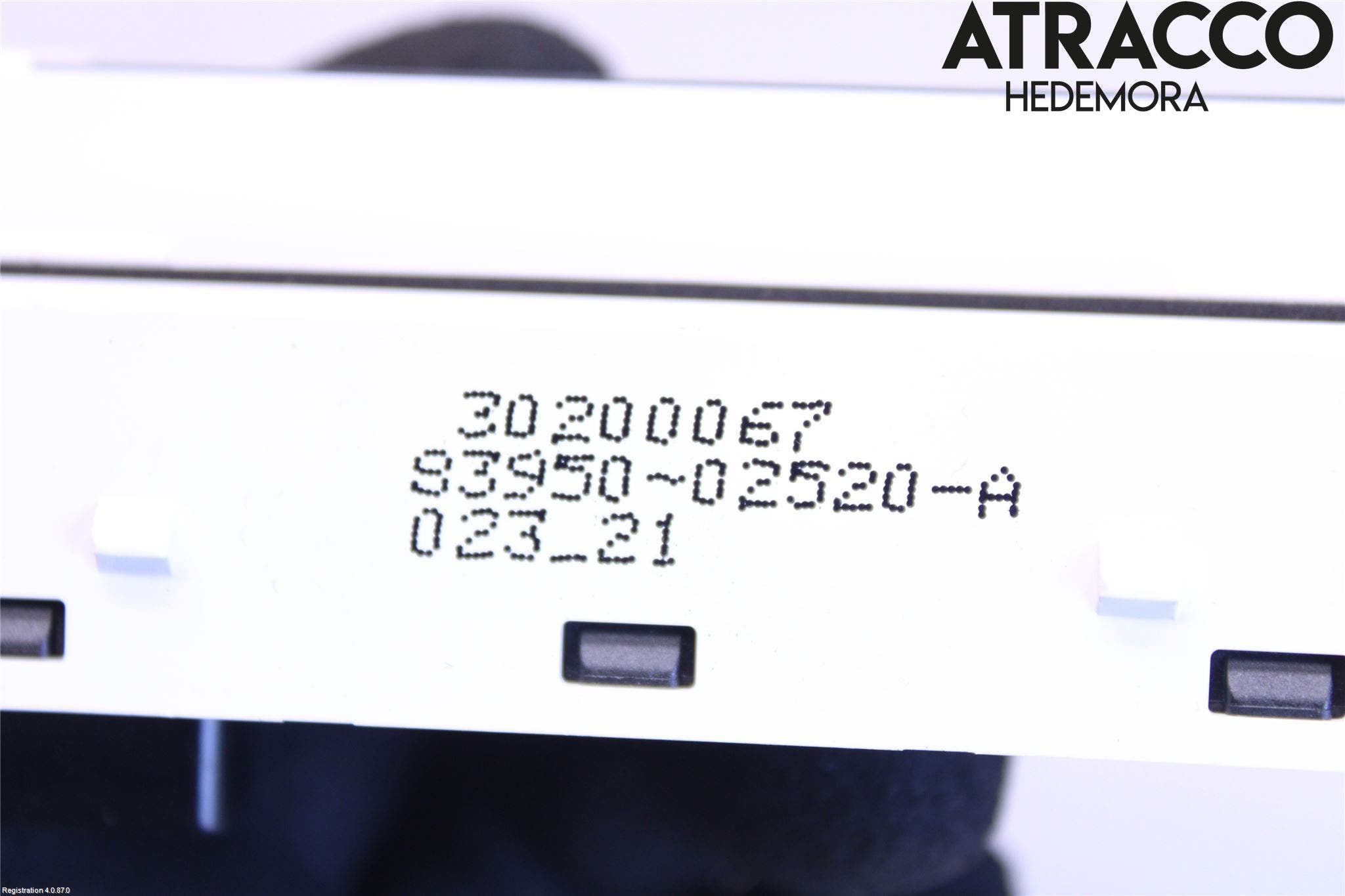 Toyota COROLLA 19- Strömställare Airbag Passagerare