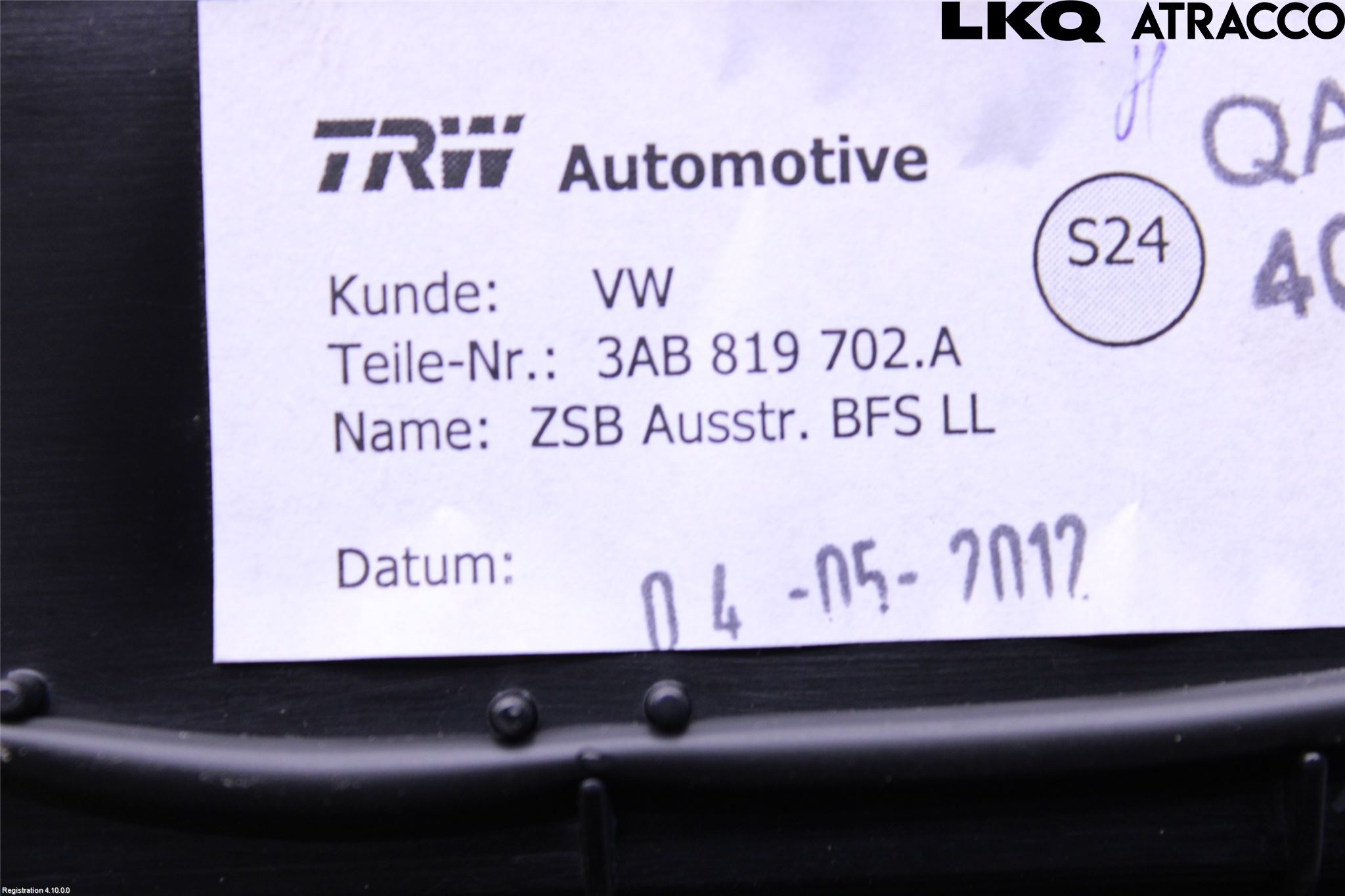 Volkswagen VW PASSAT 11-14 Defrosterkanal-Munstycke