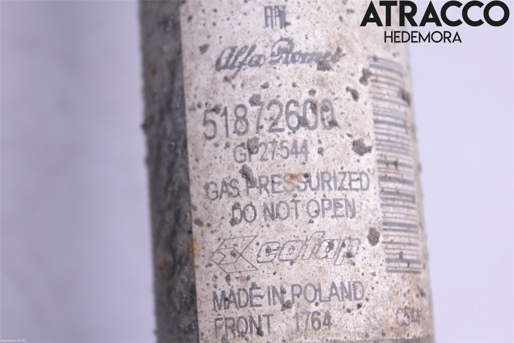 Fiat 500 07- Fjäderben Fram Höger