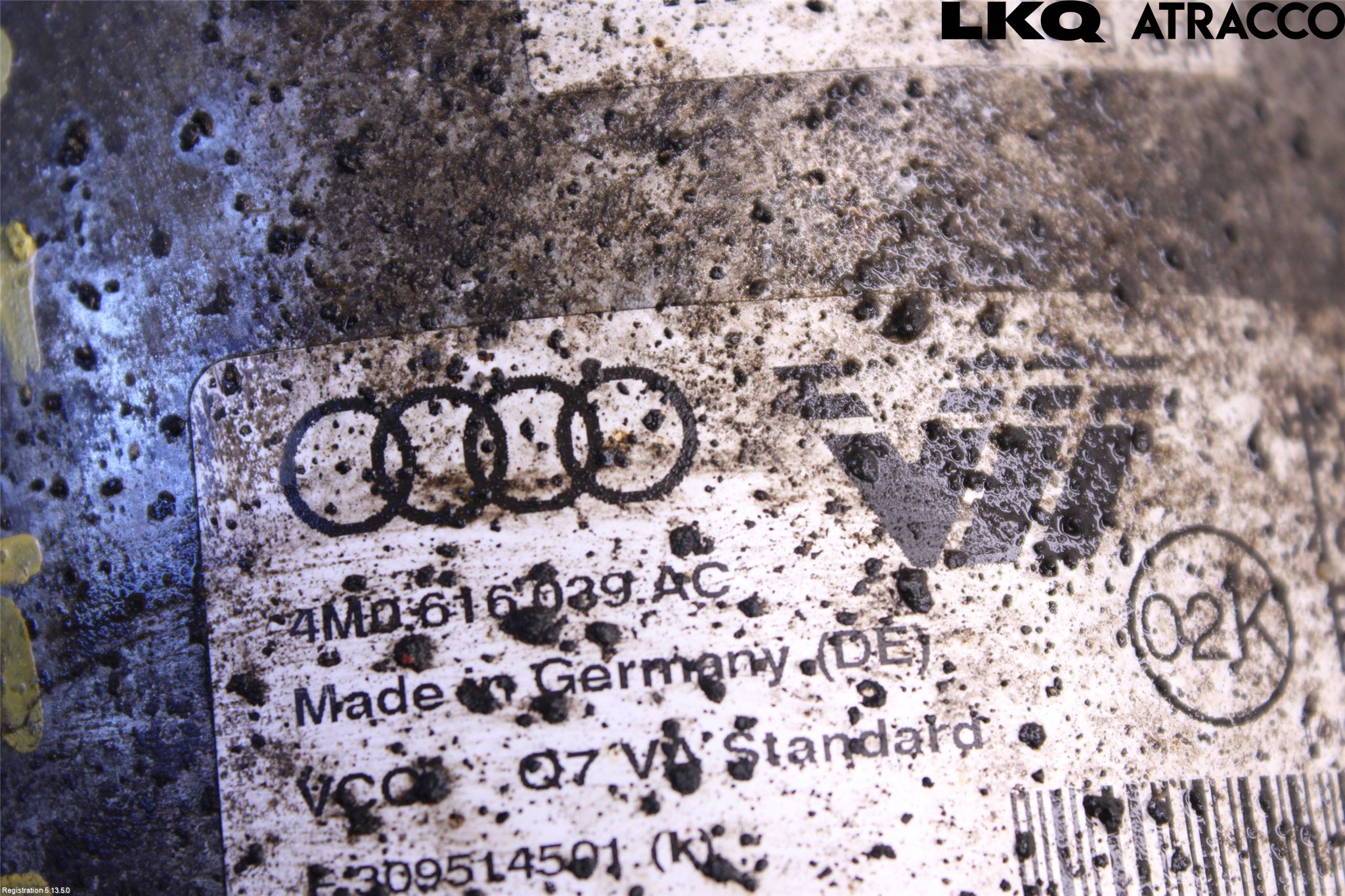 Audi Q7/SQ7 Fjäderben Fram Höger