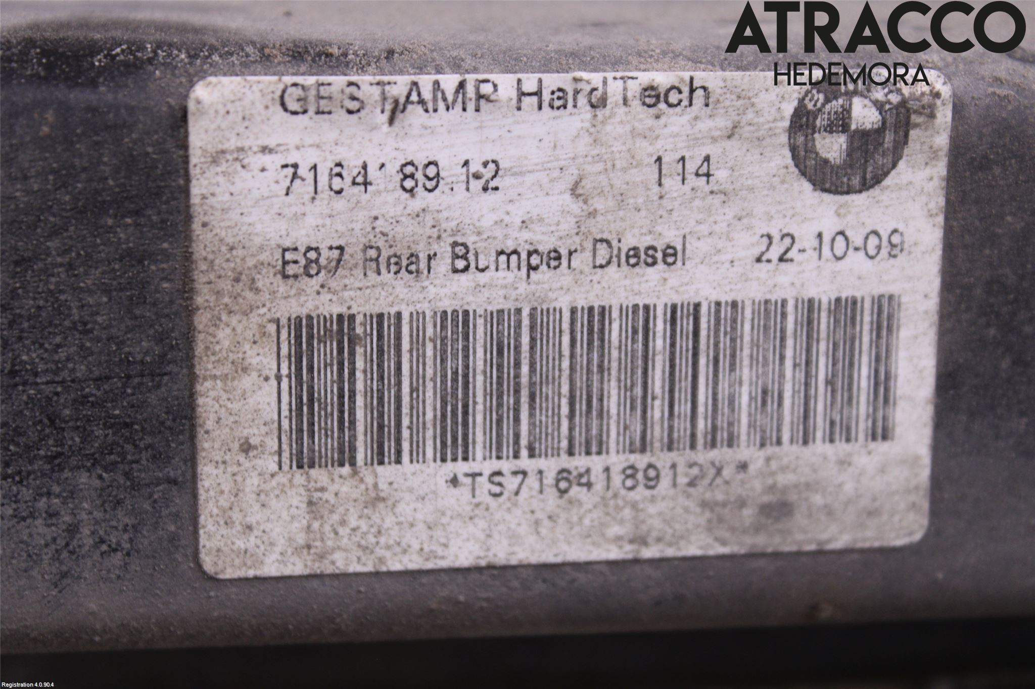 BMW 1 E87/81 5D/3D 03-11 Stötfångarbalk Bak