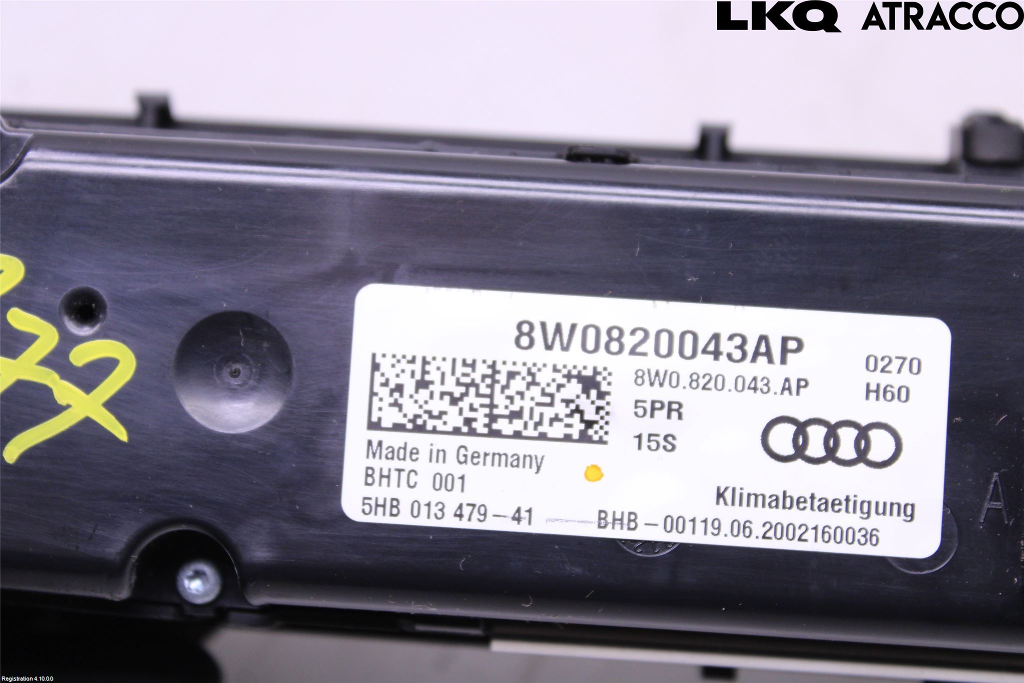 Audi A4/S4 B9 20- Ac Styrenhet Ac Manöveren