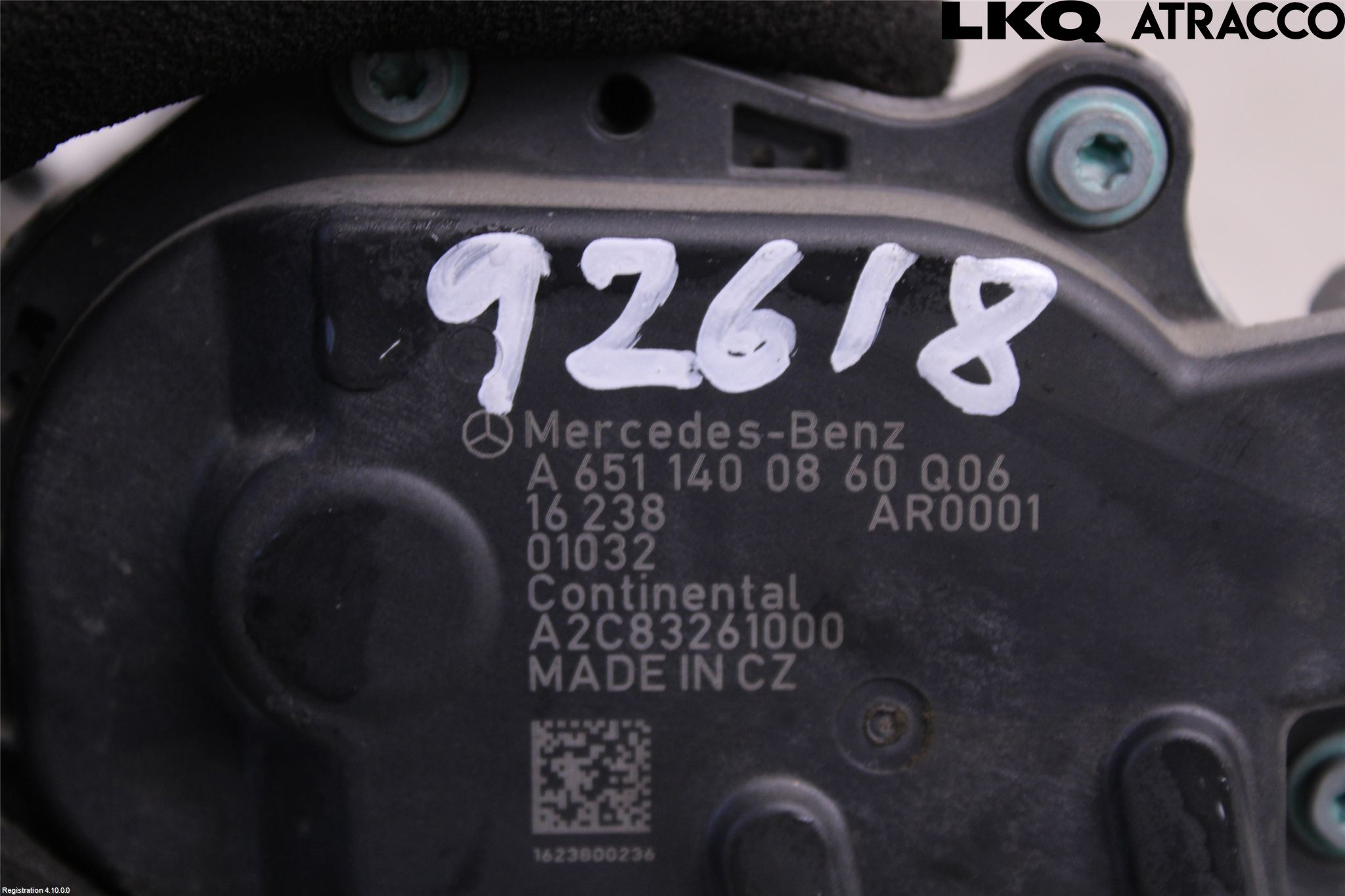 Mercedes-Benz MB C-KLASS (W205) 14-21 Egr Ventil