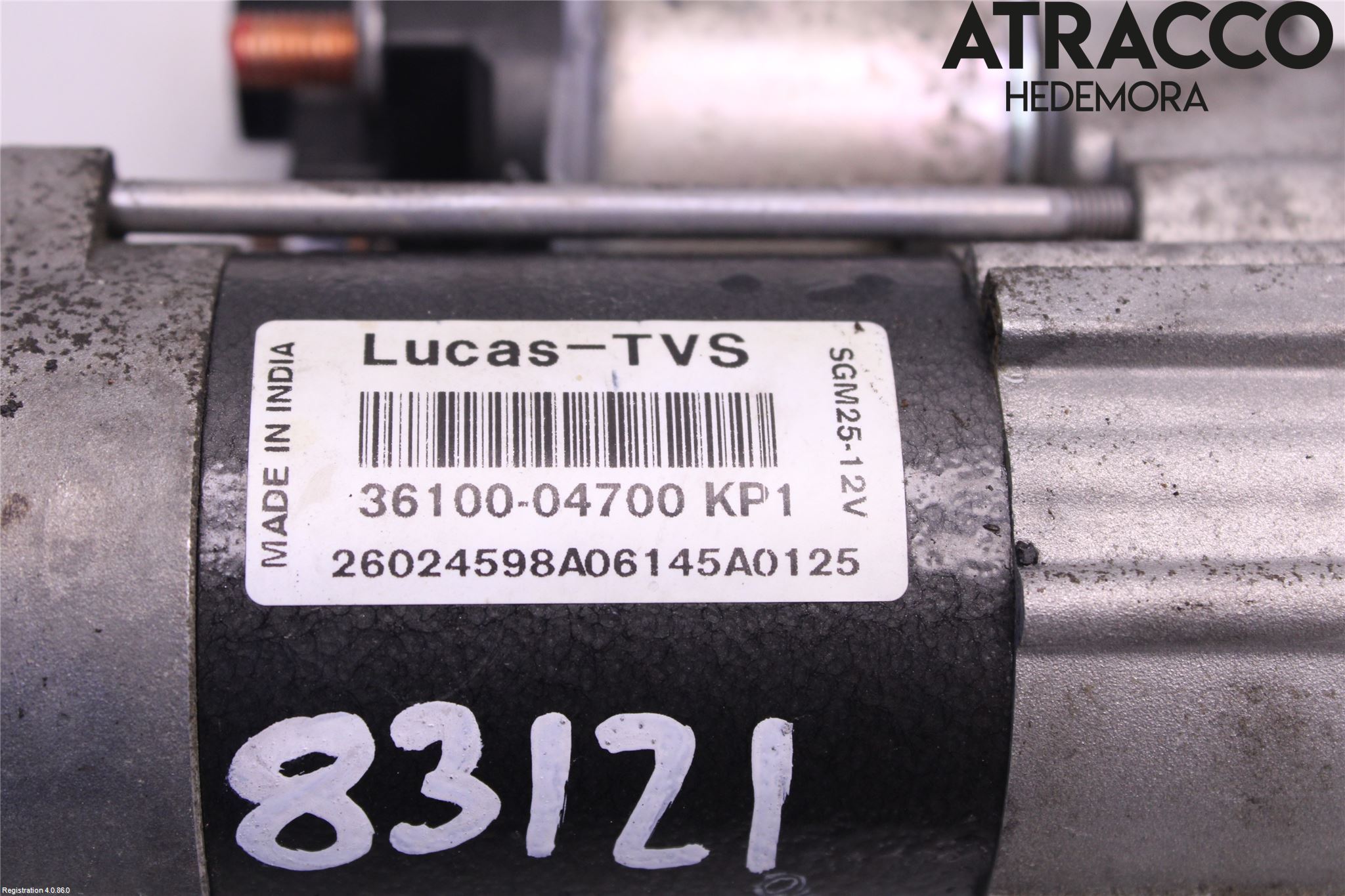 Hyundai i10 BA 14-16 Startmotor