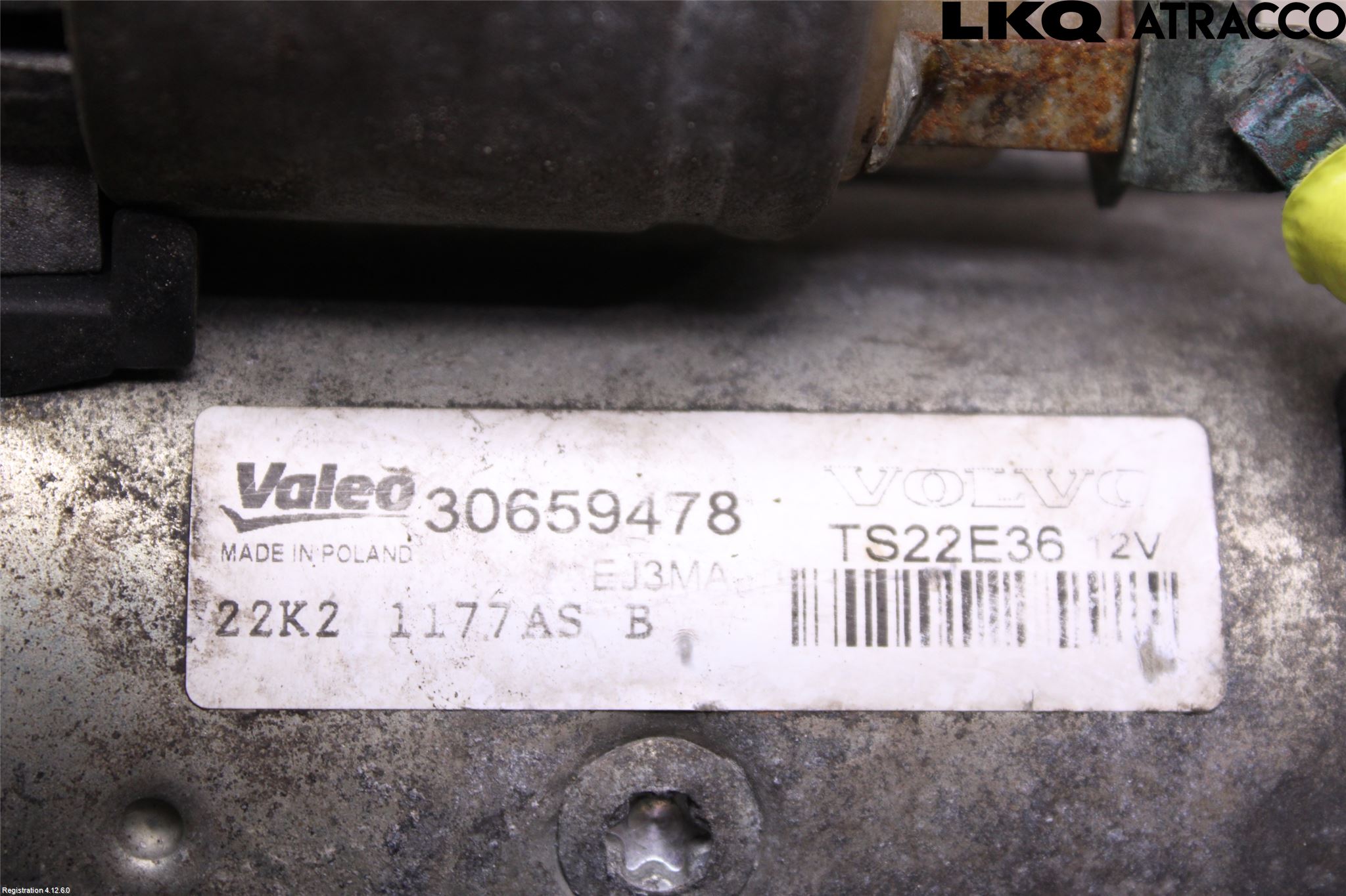 Volvo V60 11-13 Startmotor Diesel
