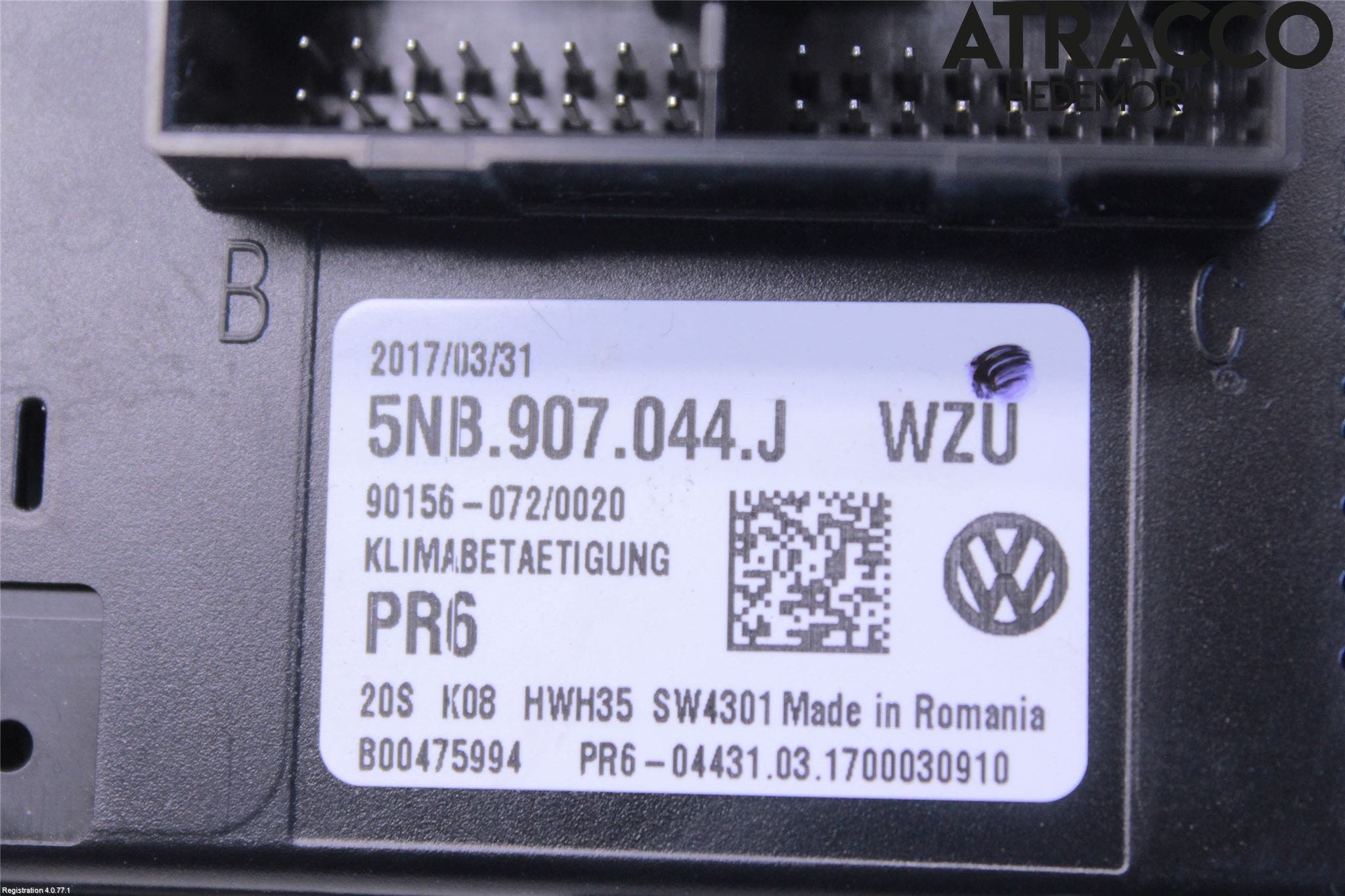 Volkswagen VW TIGUAN 16-24 Ac Styrenhet Ac Manöveren