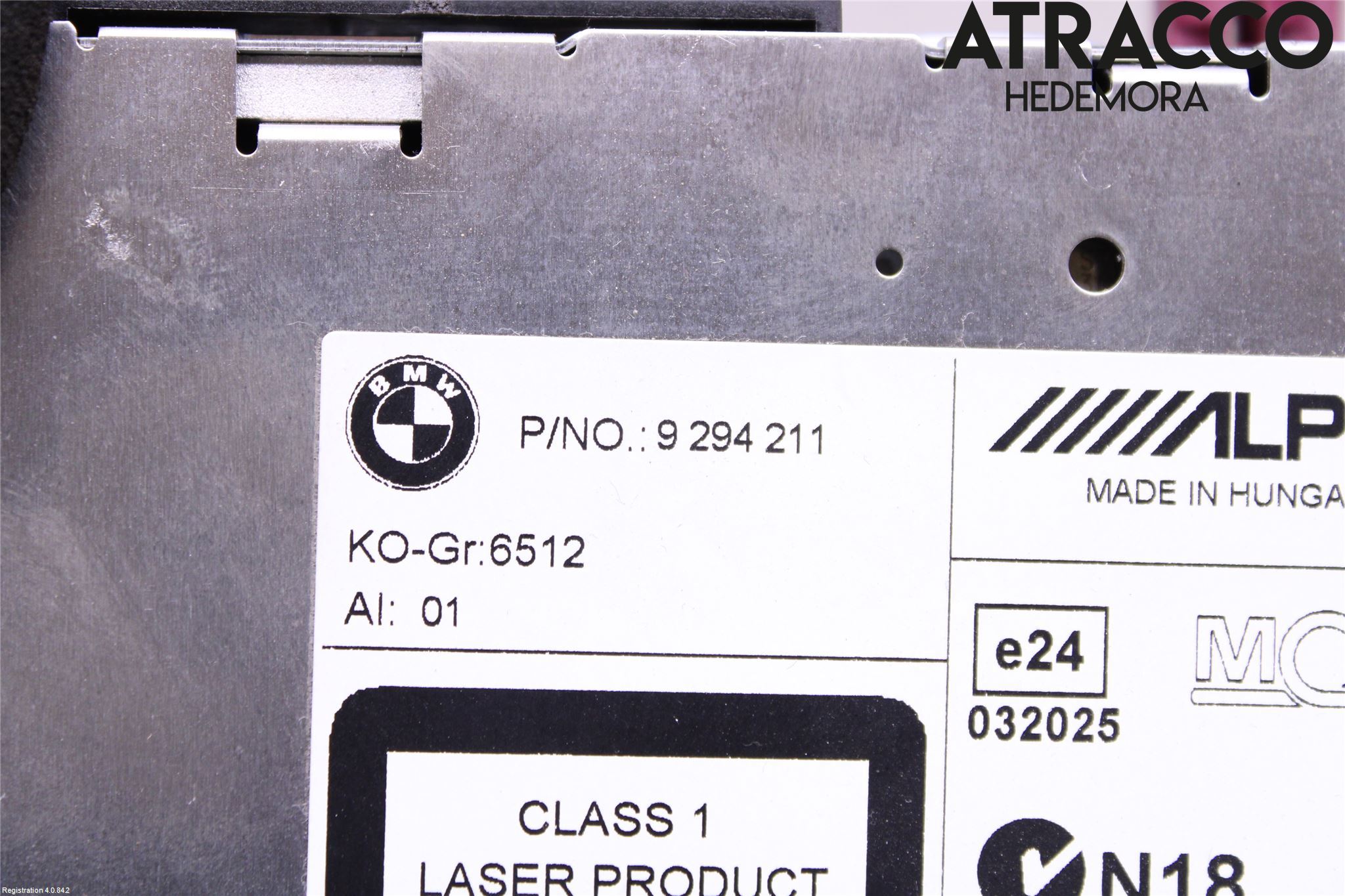 BMW 5 F10/F11/F18 09-17 Cd Radio - Multimediapanel