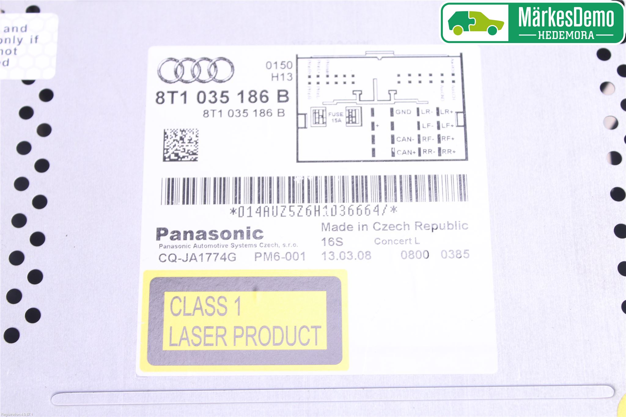 Audi A4/S4 08-11 Cd Radio - Multimediapanel