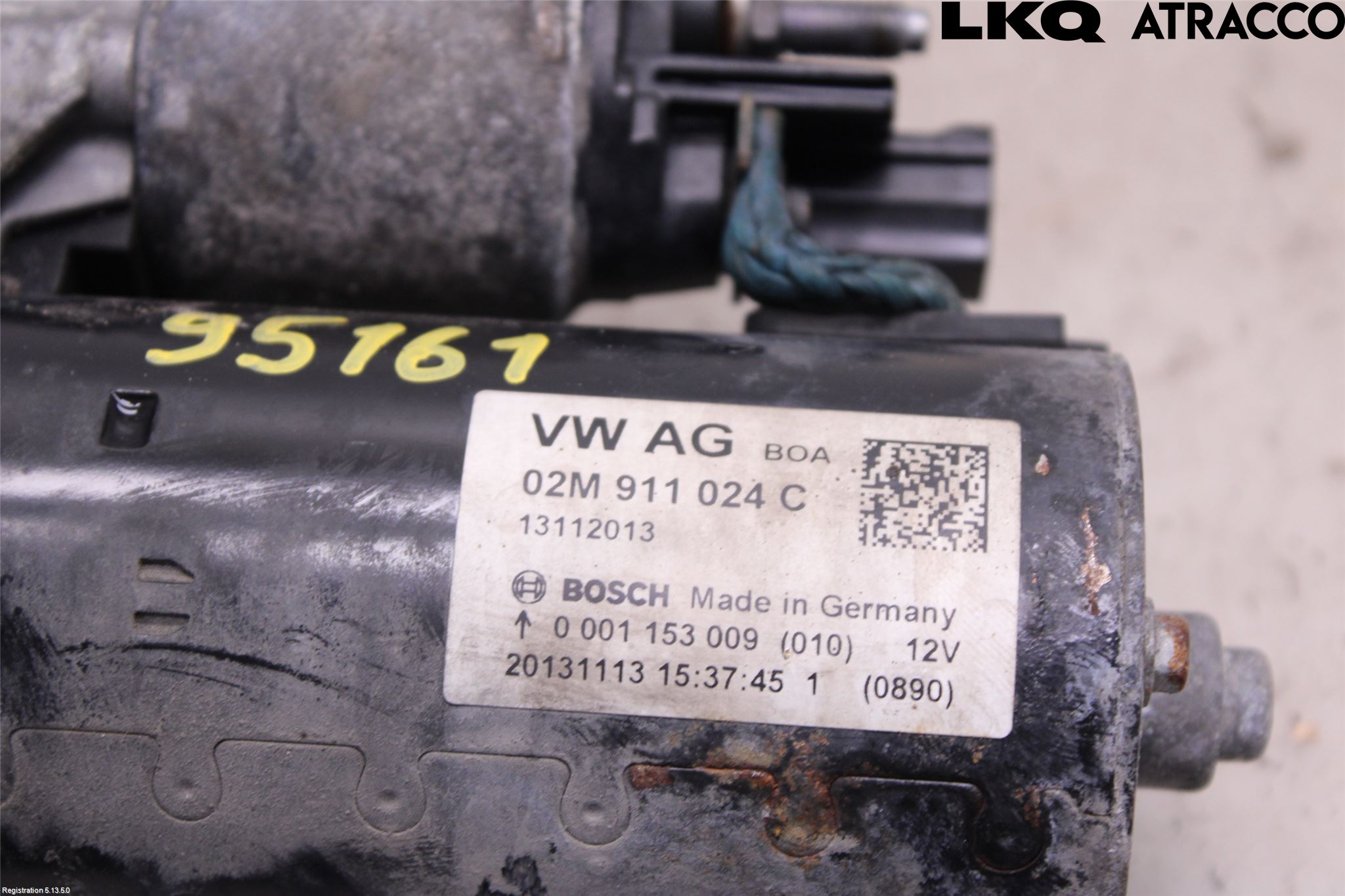 Volkswagen VW PASSAT 11-14 Startmotor Diesel