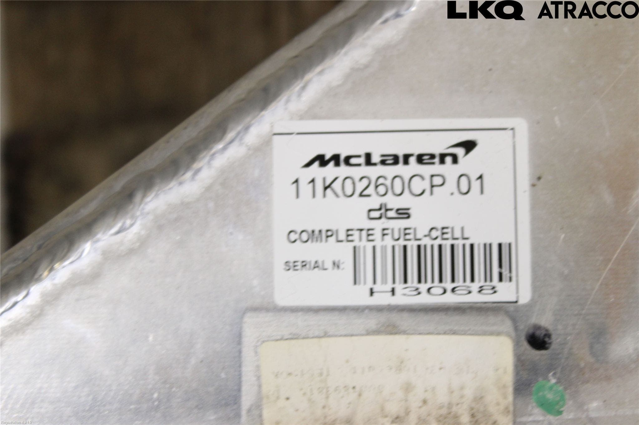 McLAREN Bränsletank