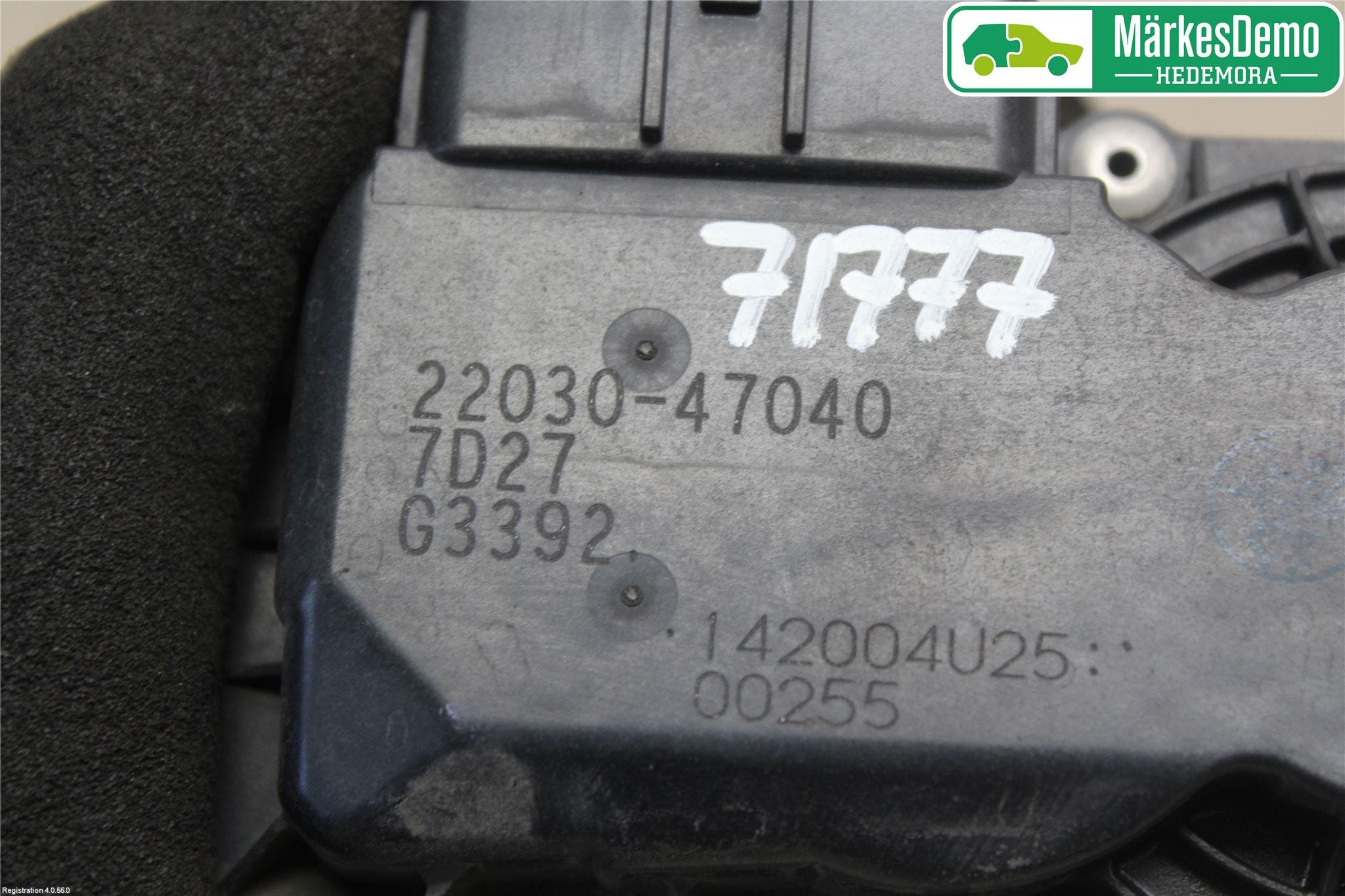 Toyota YARIS XP130 15-20 Injspjällhus