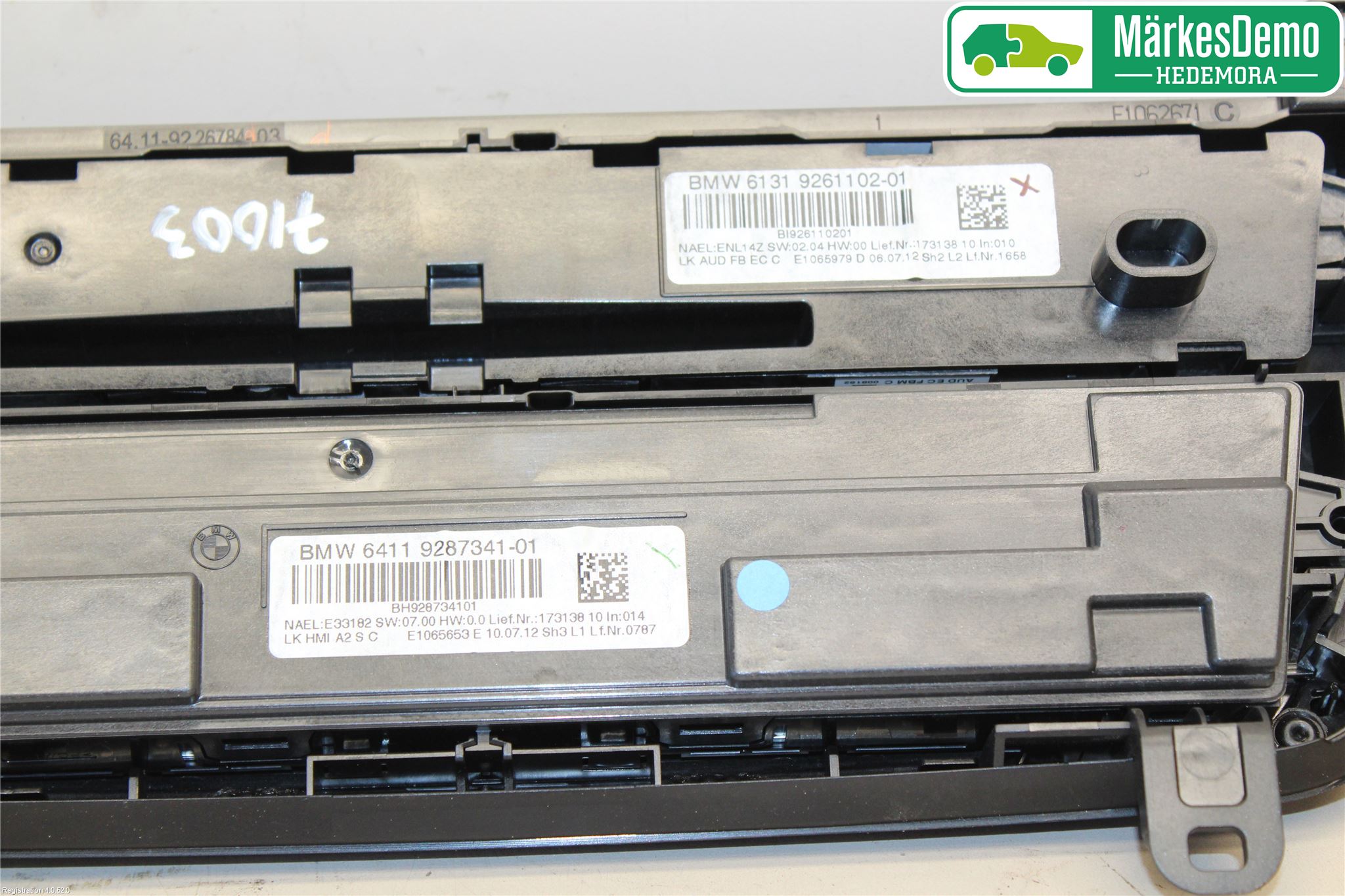 BMW 3 F30/F31/F80 12-19 Cd Radio - Multimediapanel