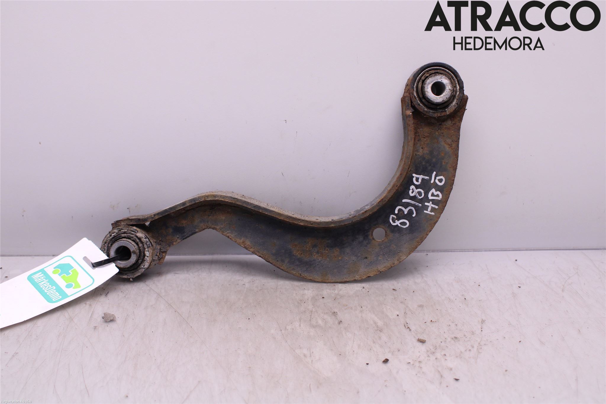 Volkswagen VW SCIROCCO 09-17 Bärarm Bak Övre Höger