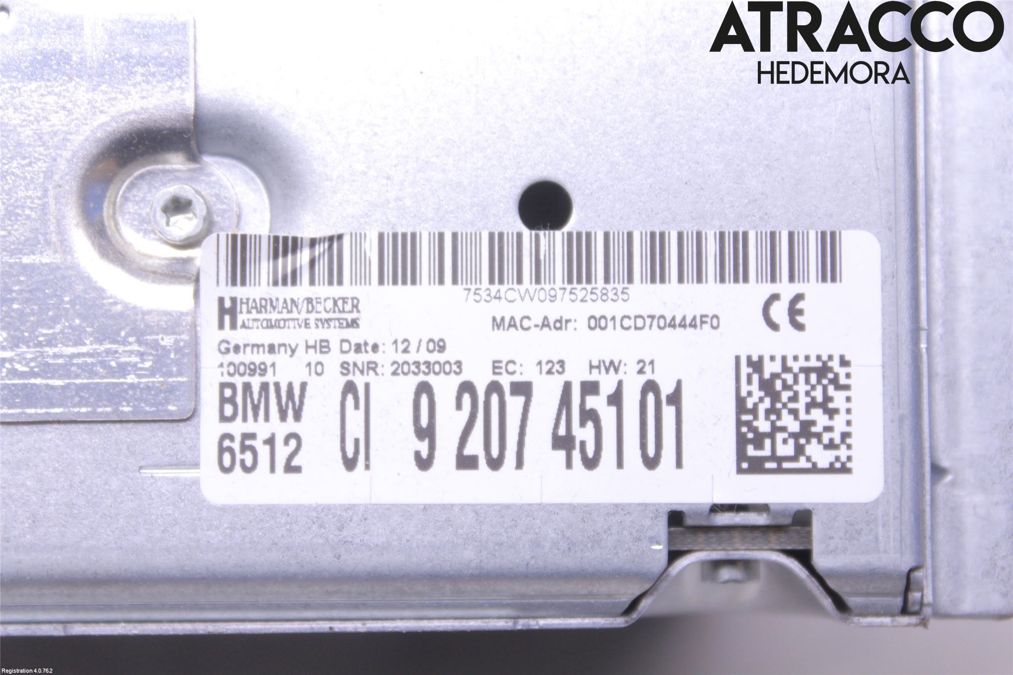 BMW 7 F01/02/03/04 09-15 Cd Radio - Multimediapanel