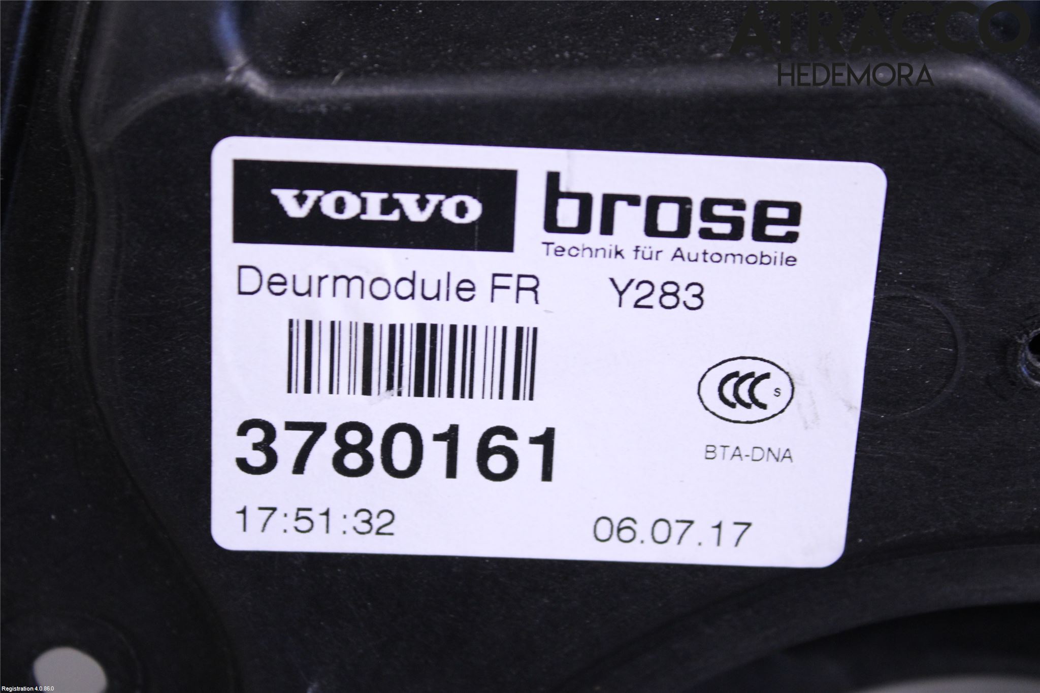 Volvo S60 CROSS COUNTRY 16-19 Fönsterhiss El Kompl