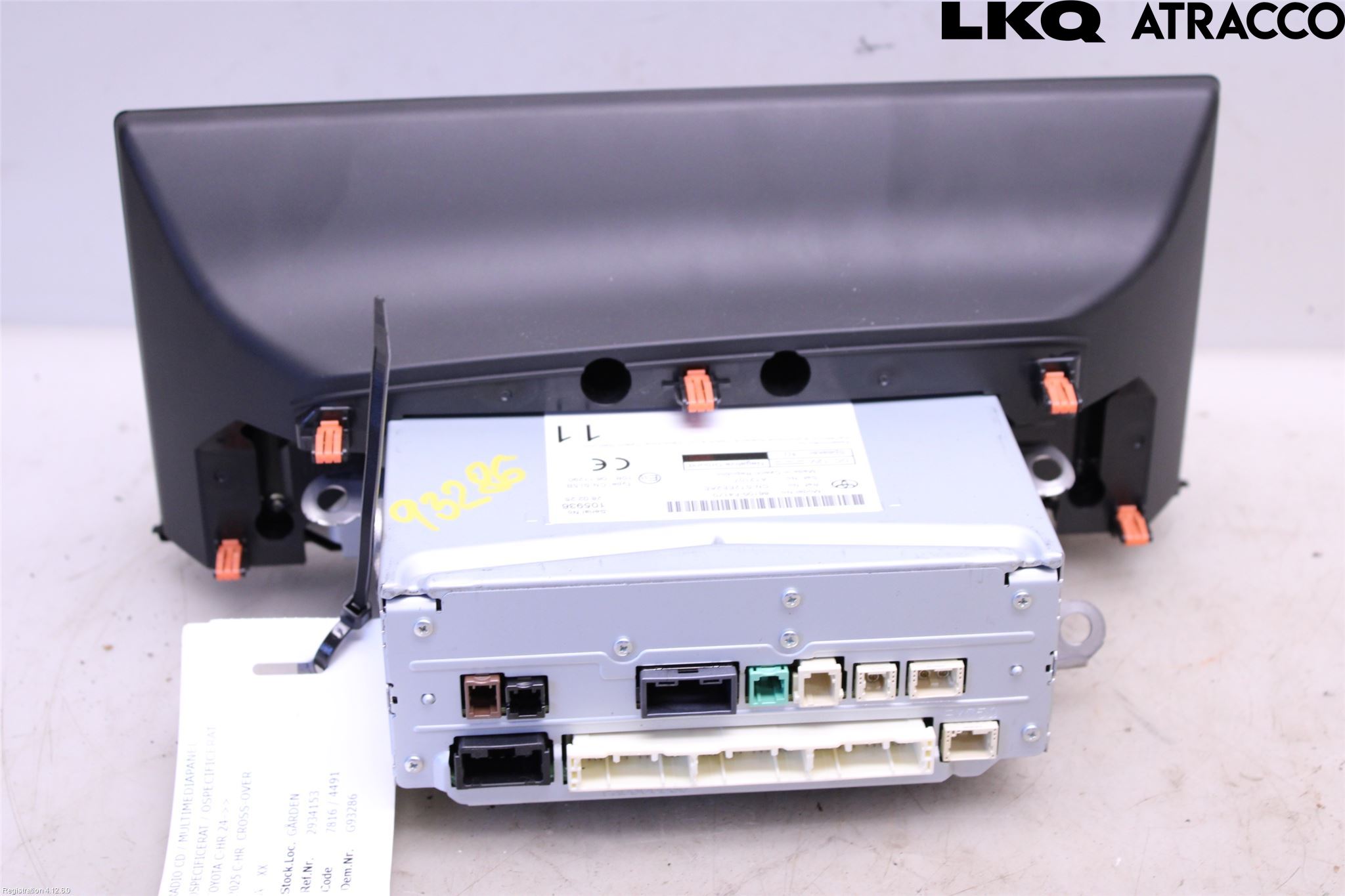 Toyota C-HR 24- Cd Radio - Multimediapanel