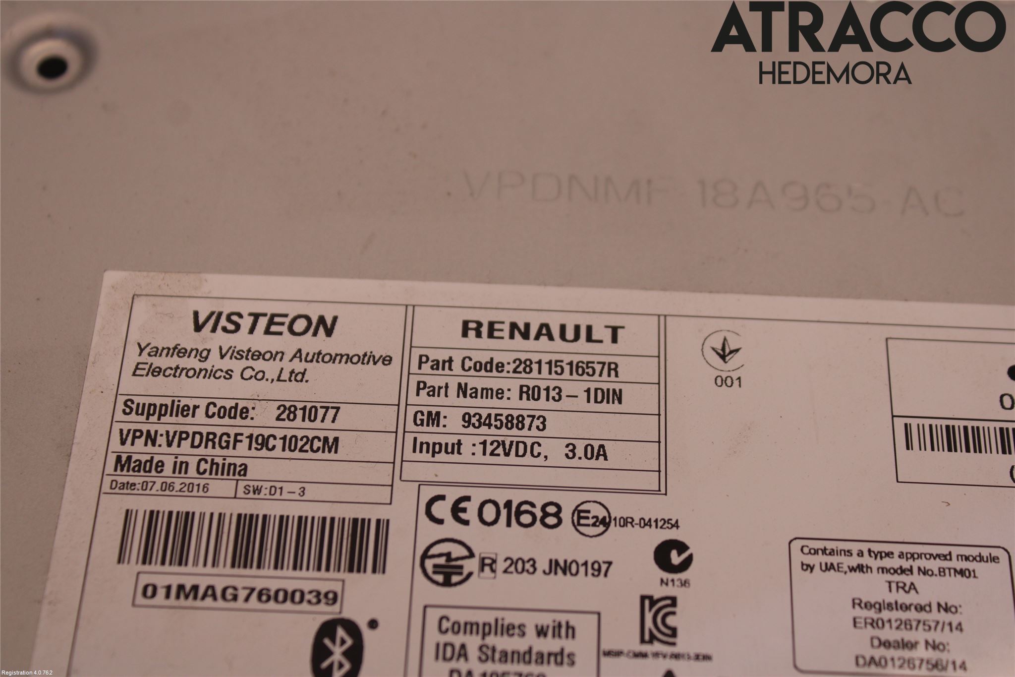 Nissan NV300 16-22 Cd Radio - Multimediapanel