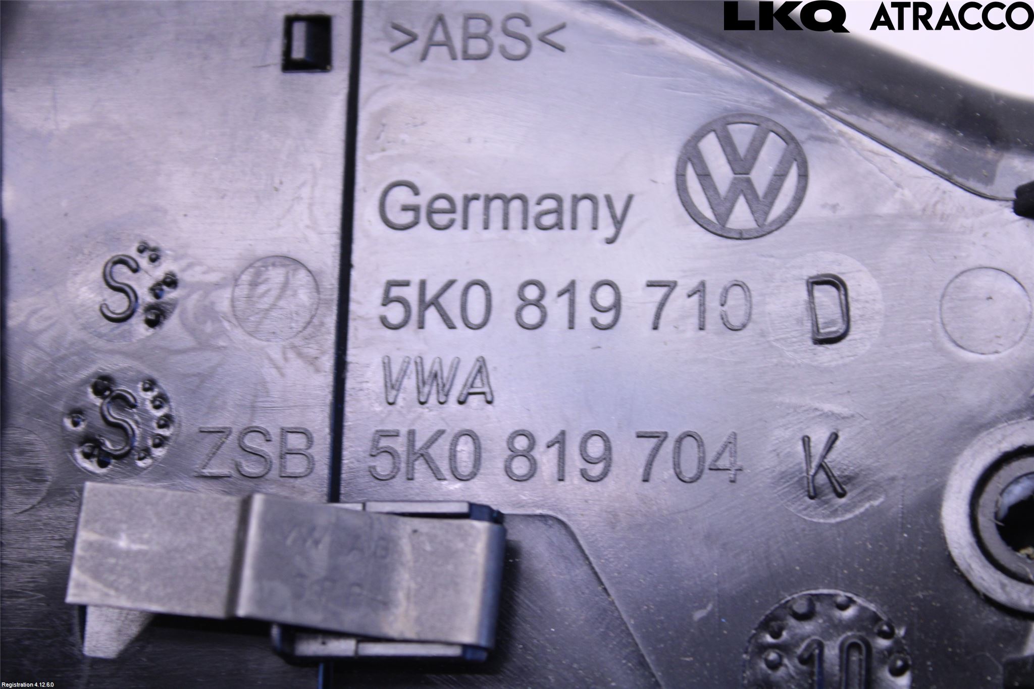 Volkswagen VW GOLF VI 09-13 Defrosterkanal-Munstycke