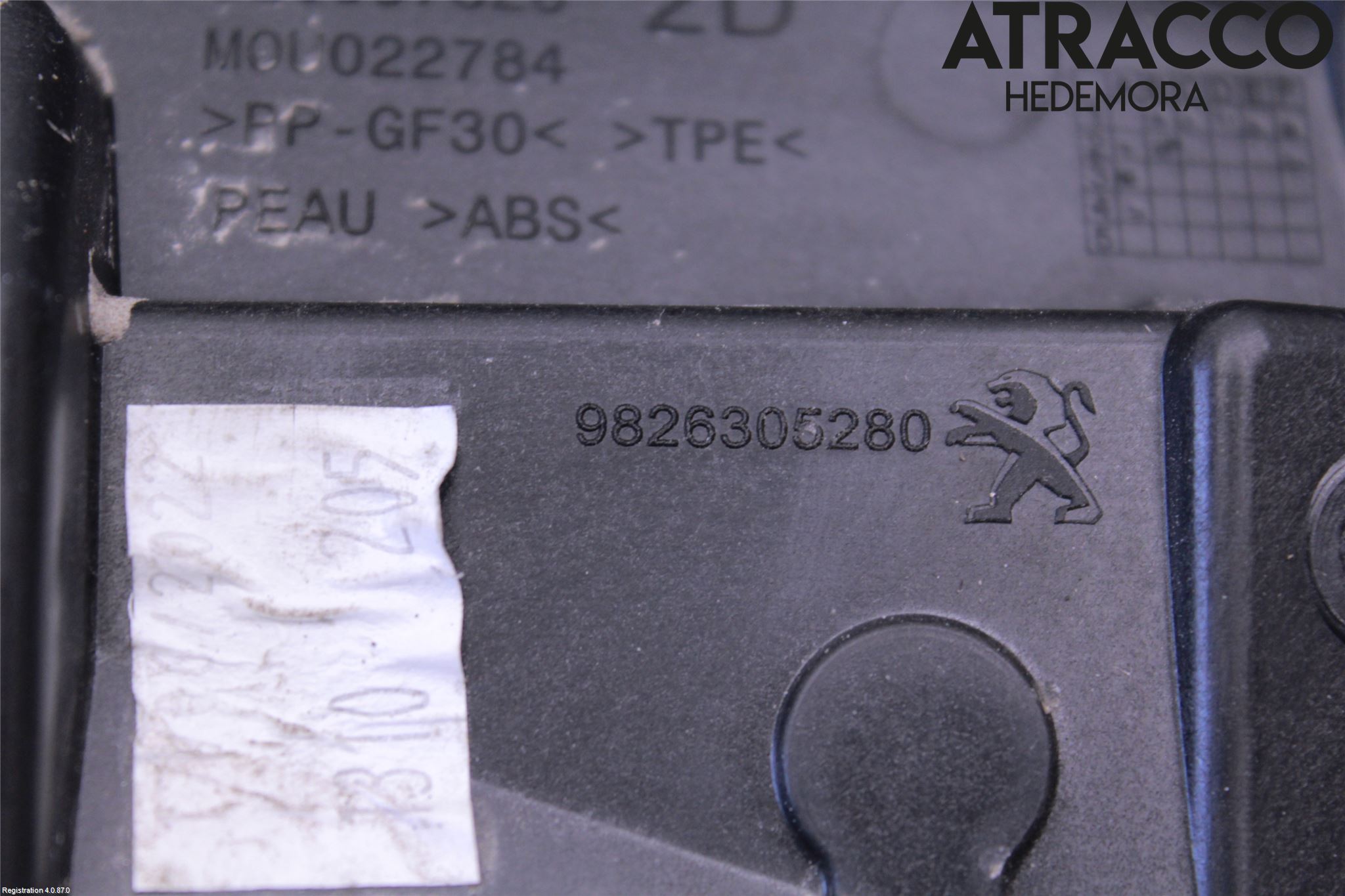 Peugeot 2008/E-2008 20- List Bak-Baklucka