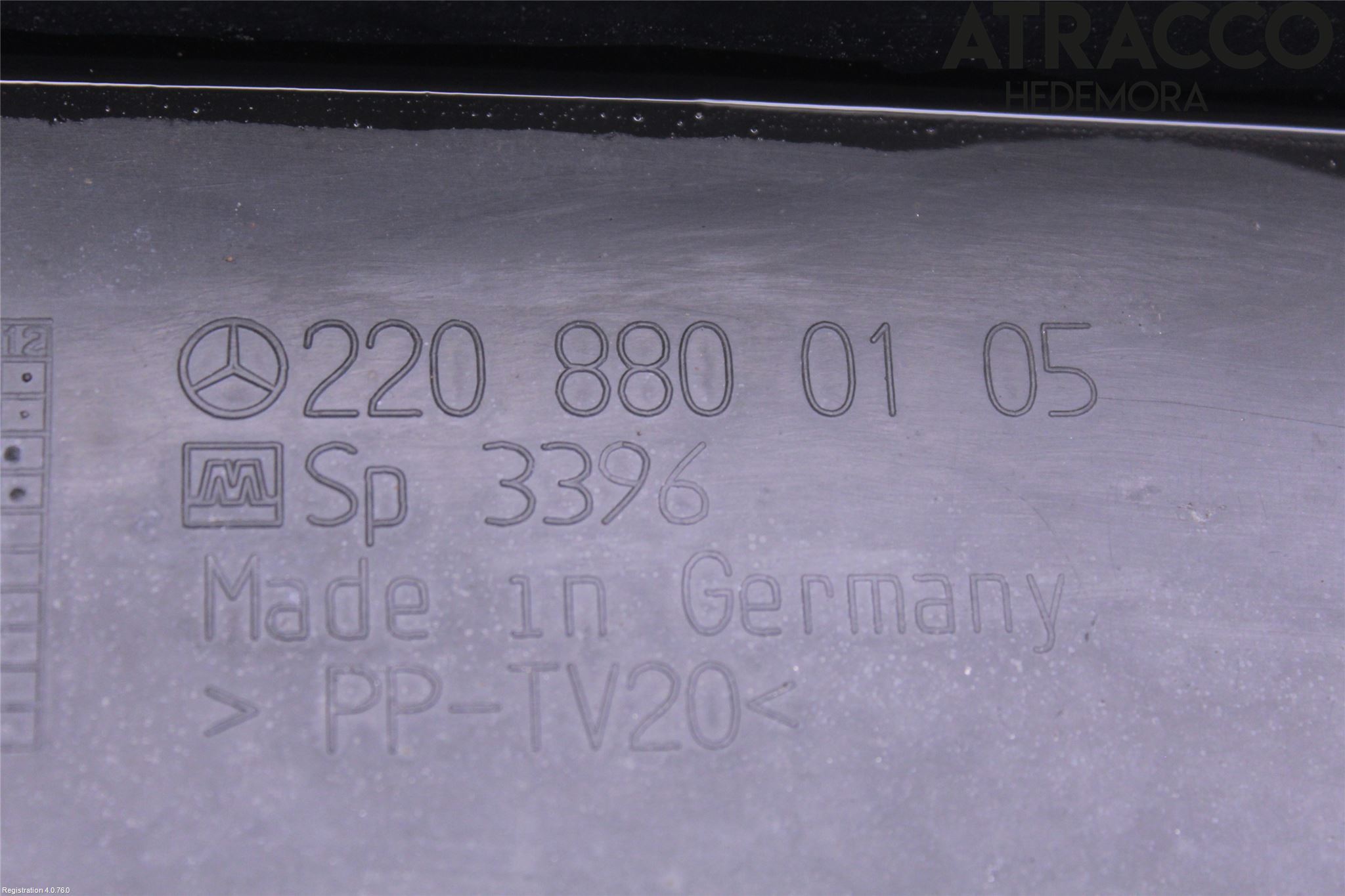Mercedes-Benz MB S-KLASS (W220)  99-05 Torpedplåt-Torpedplast