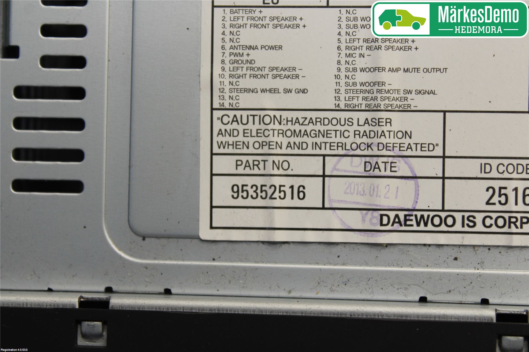 Chevrolet CAPTIVA Cd Radio - Multimediapanel