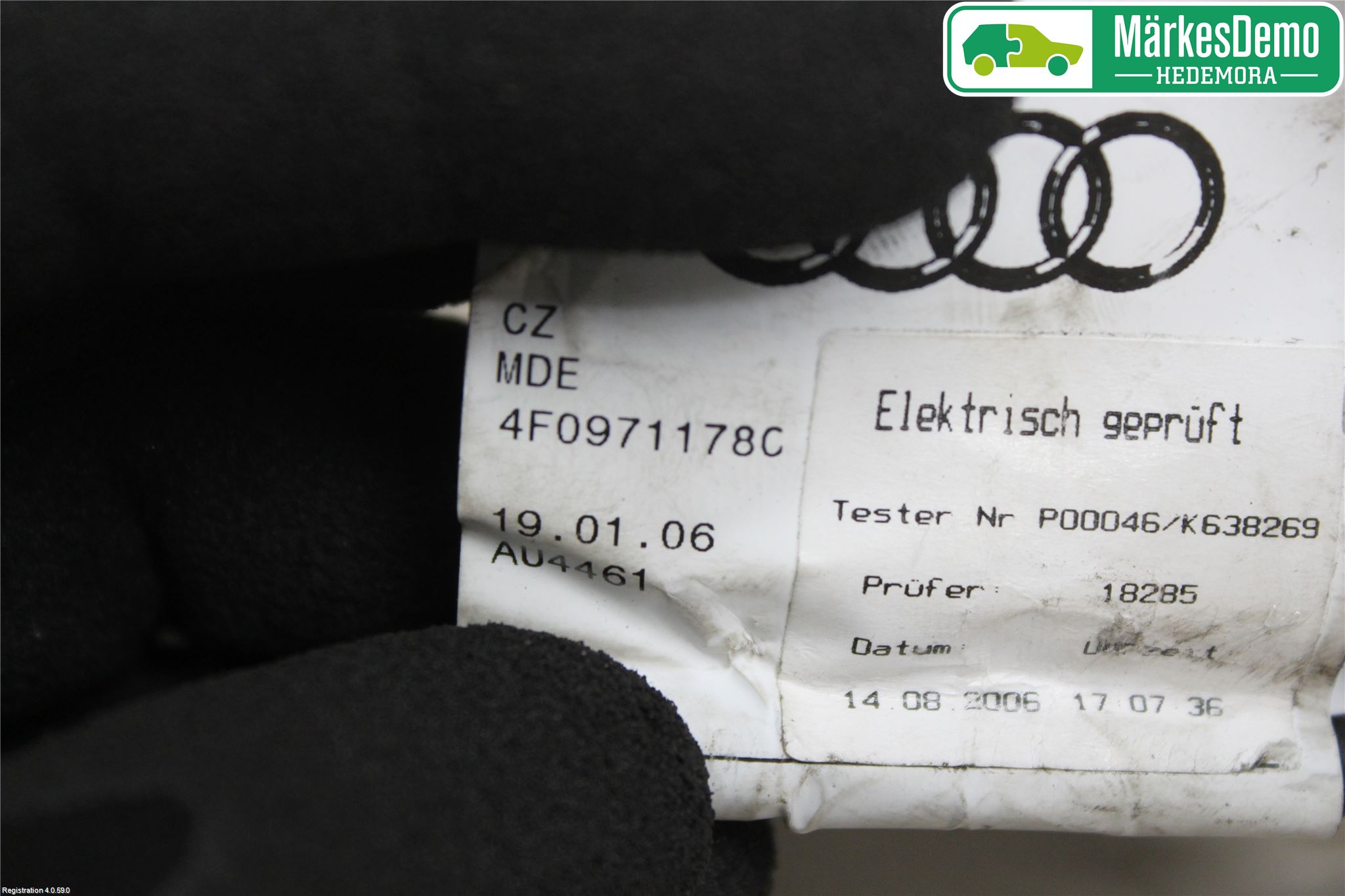 Audi A6/S6     05-11 Inredning Armstöd