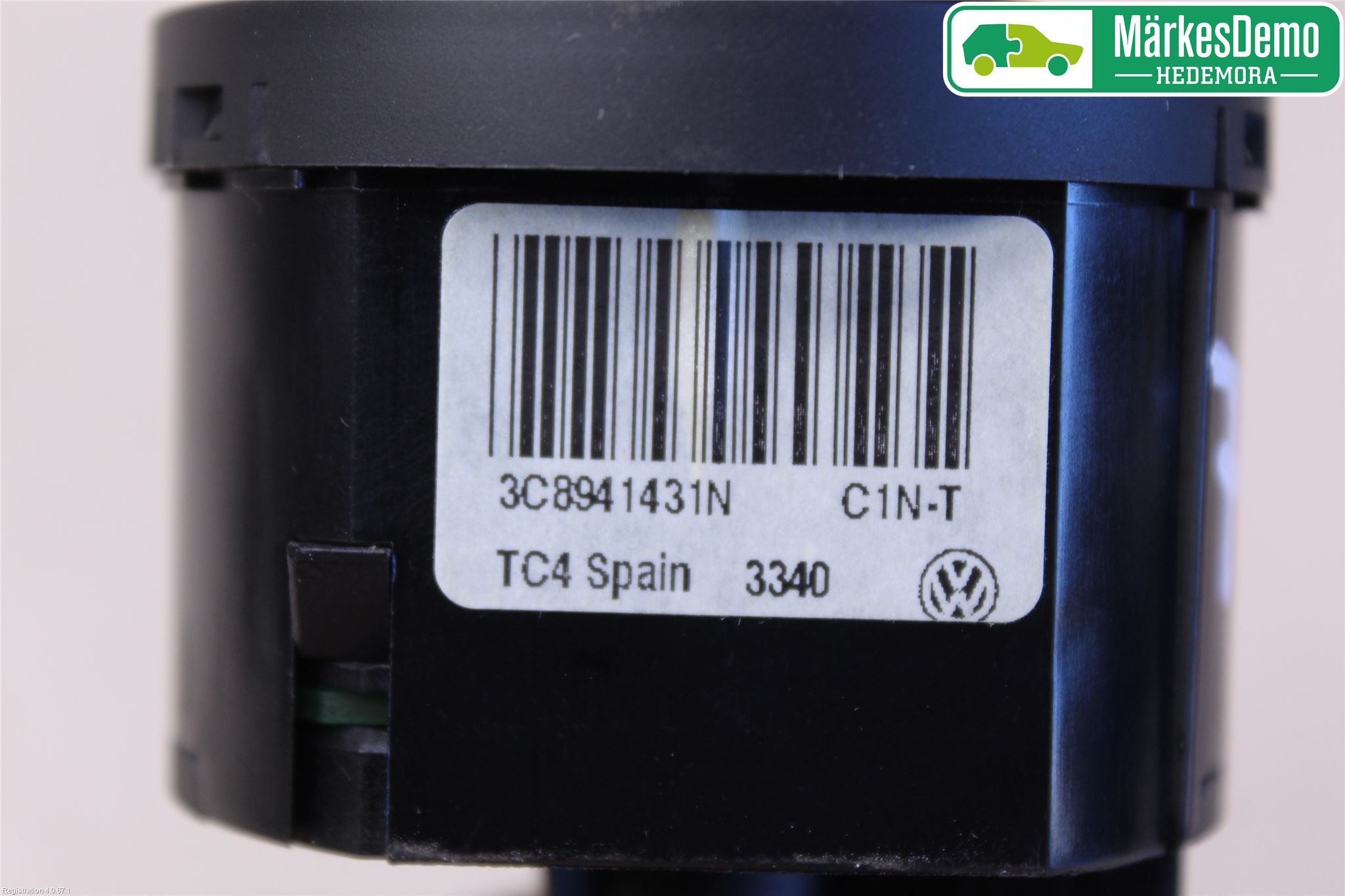 Volkswagen VW SCIROCCO 09-17 Strömställare Ljus