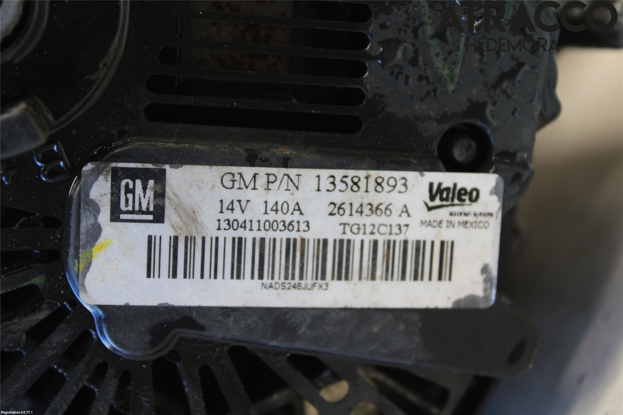 GM CHEVROLET ORLANDO Generator