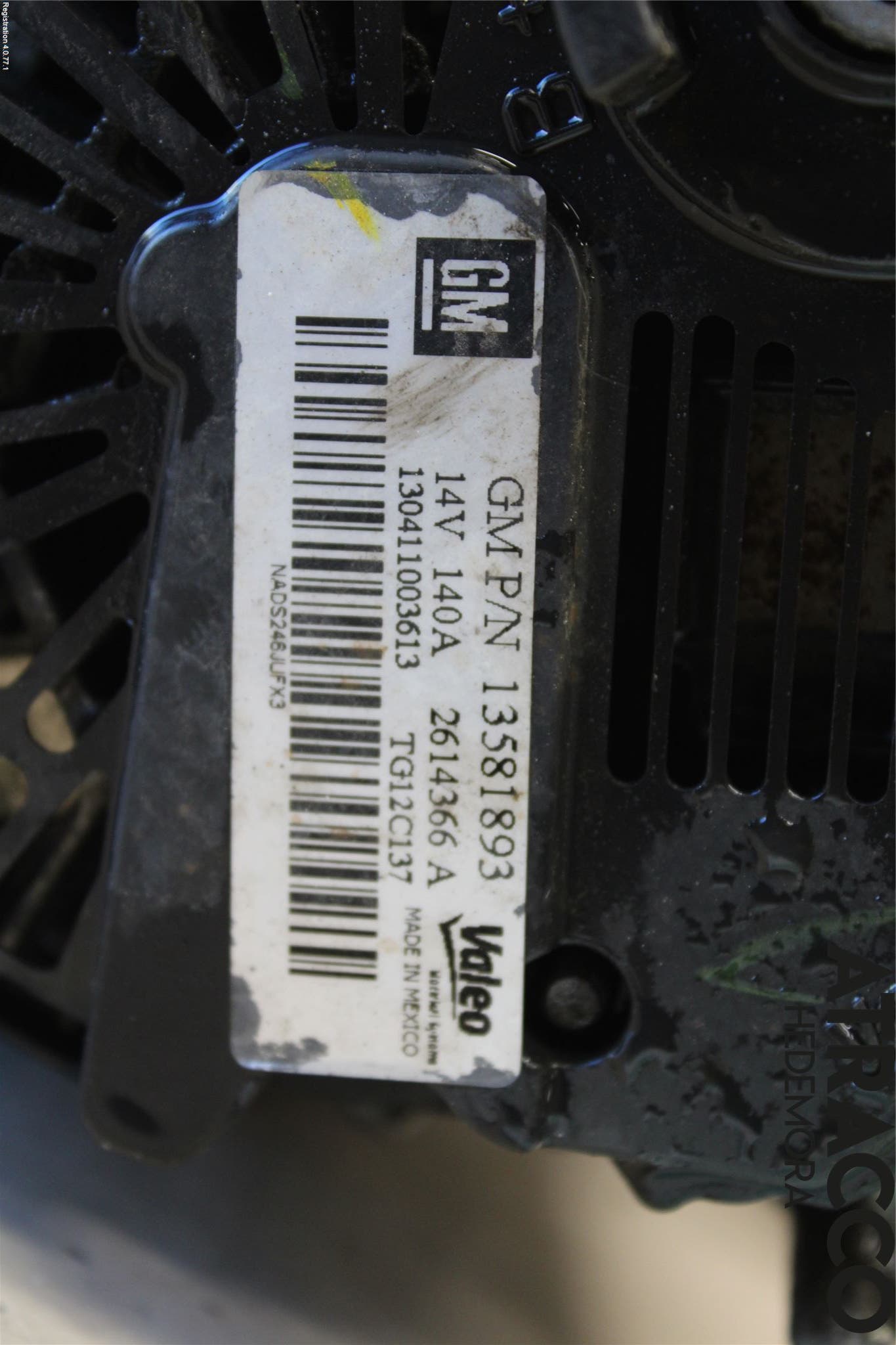 GM CHEVROLET ORLANDO Generator