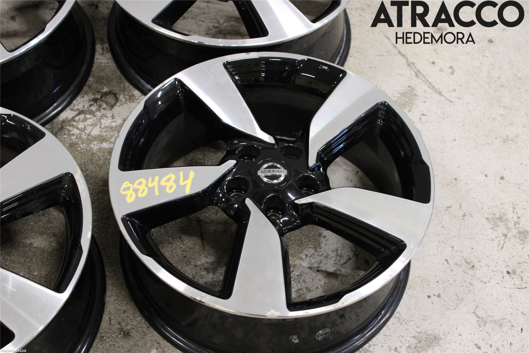 Nissan QASHQAI 14-17 Fälgsats Aluminium