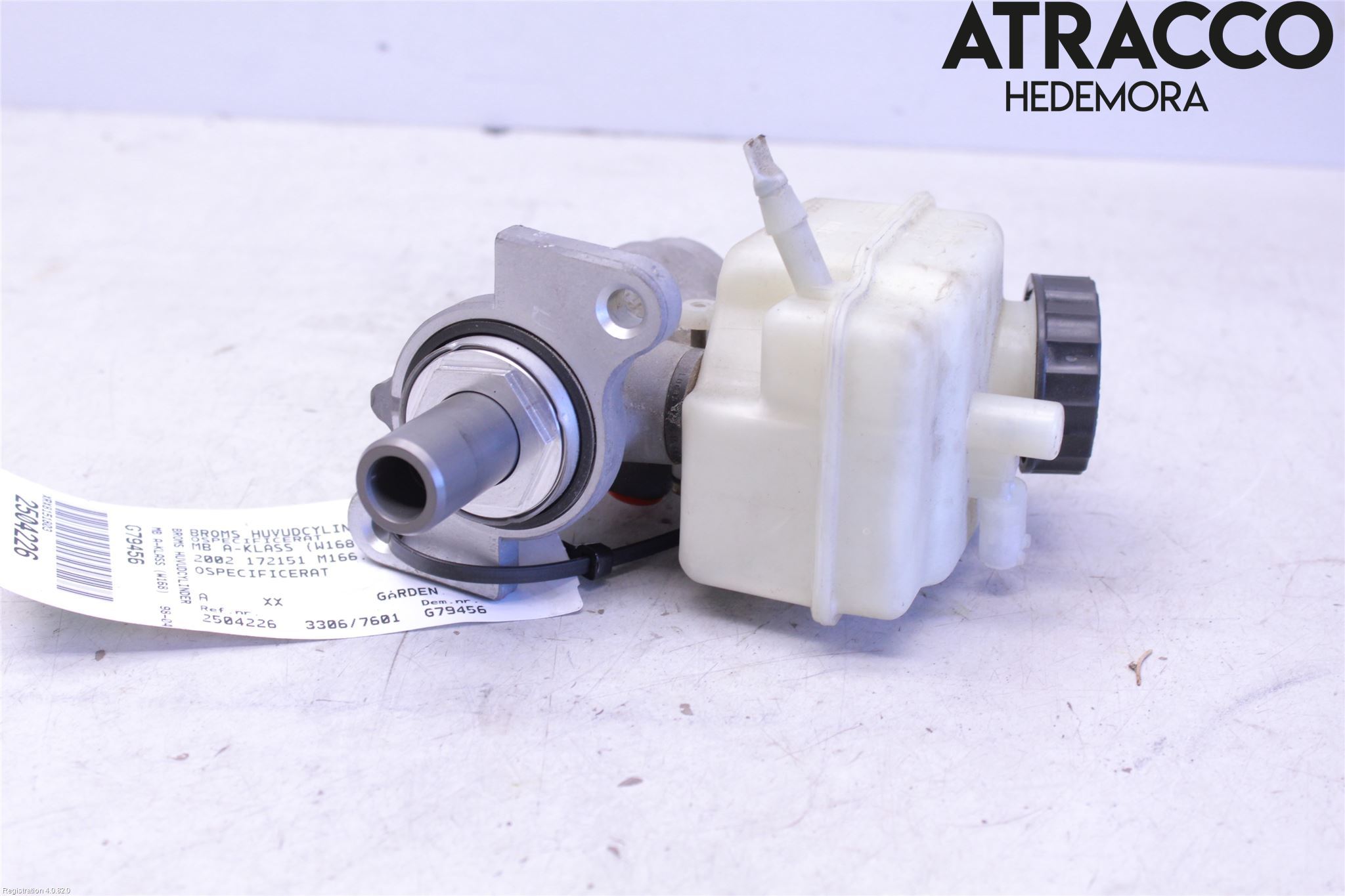 Mercedes-Benz MB A-KLASS (W168) 98-04 Broms Huvudcylinder