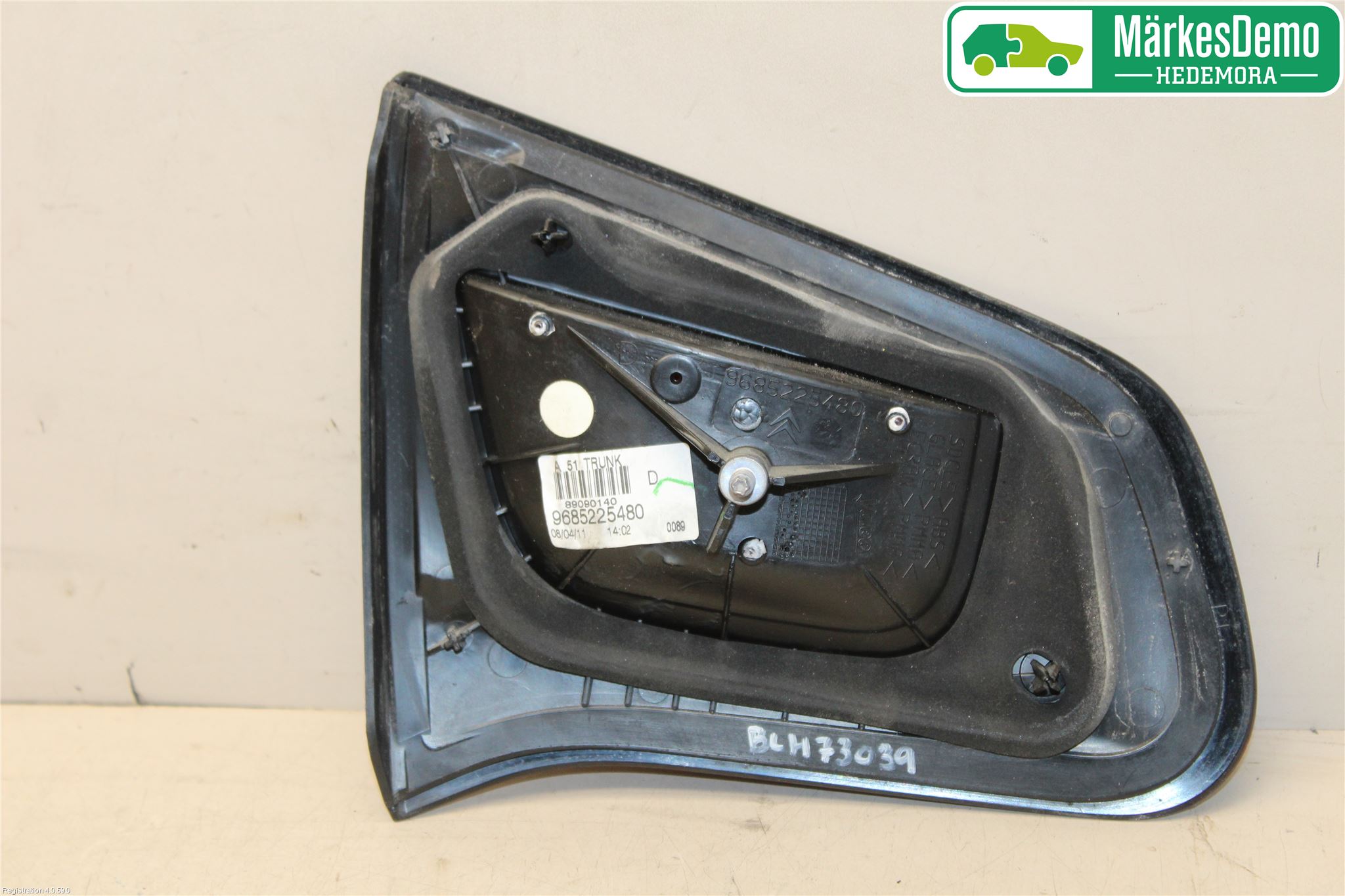 Citroen C3 10-17 Bakljus Lucka Hö