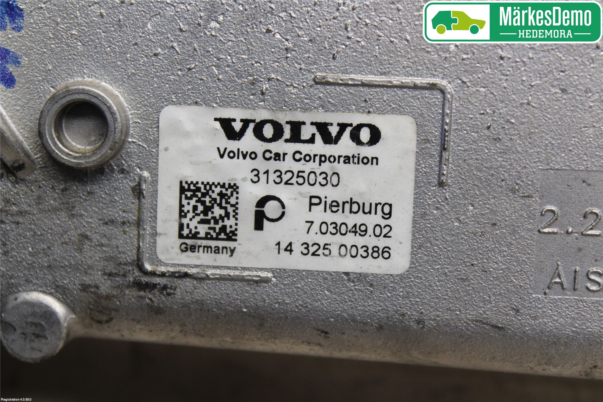 Volvo V60 14-18 Avgaskylare