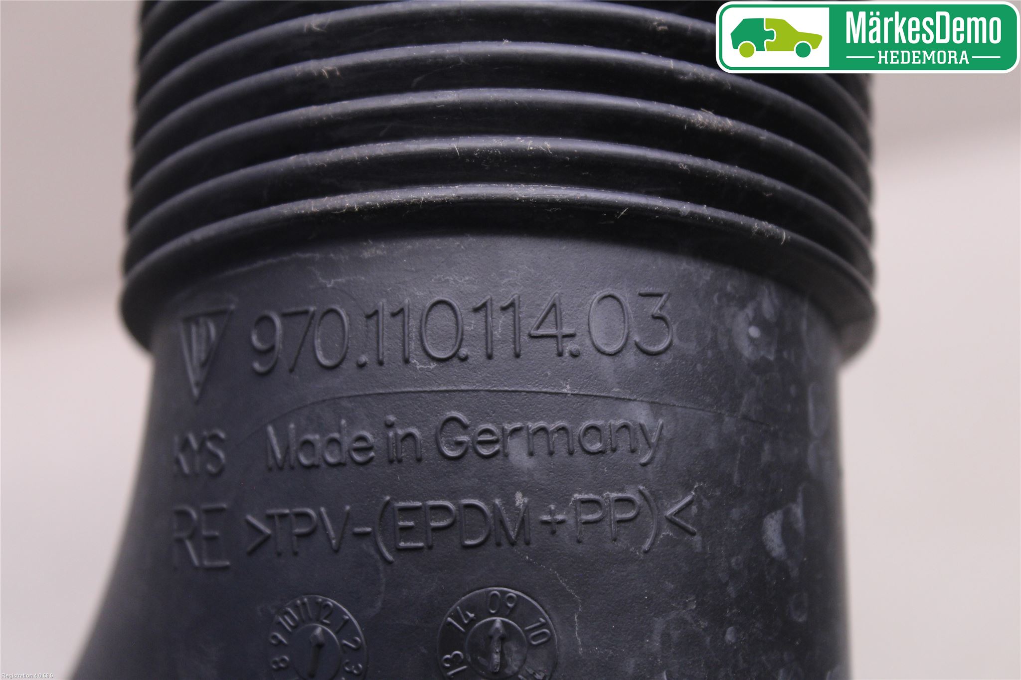 Porsche PANAMERA 09- Injgummibälg-Slang