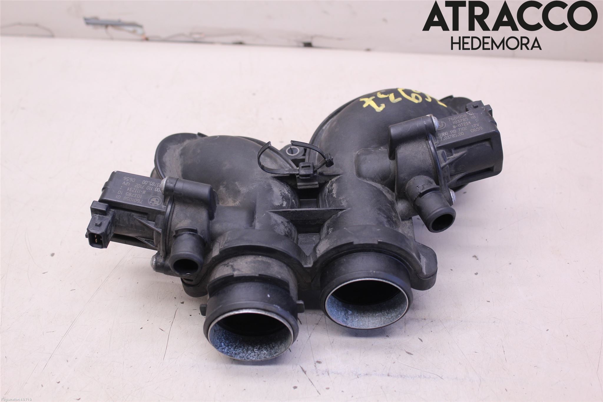 BMW X6 E71/E72   08-14 Laddluft-Intercoolerrör