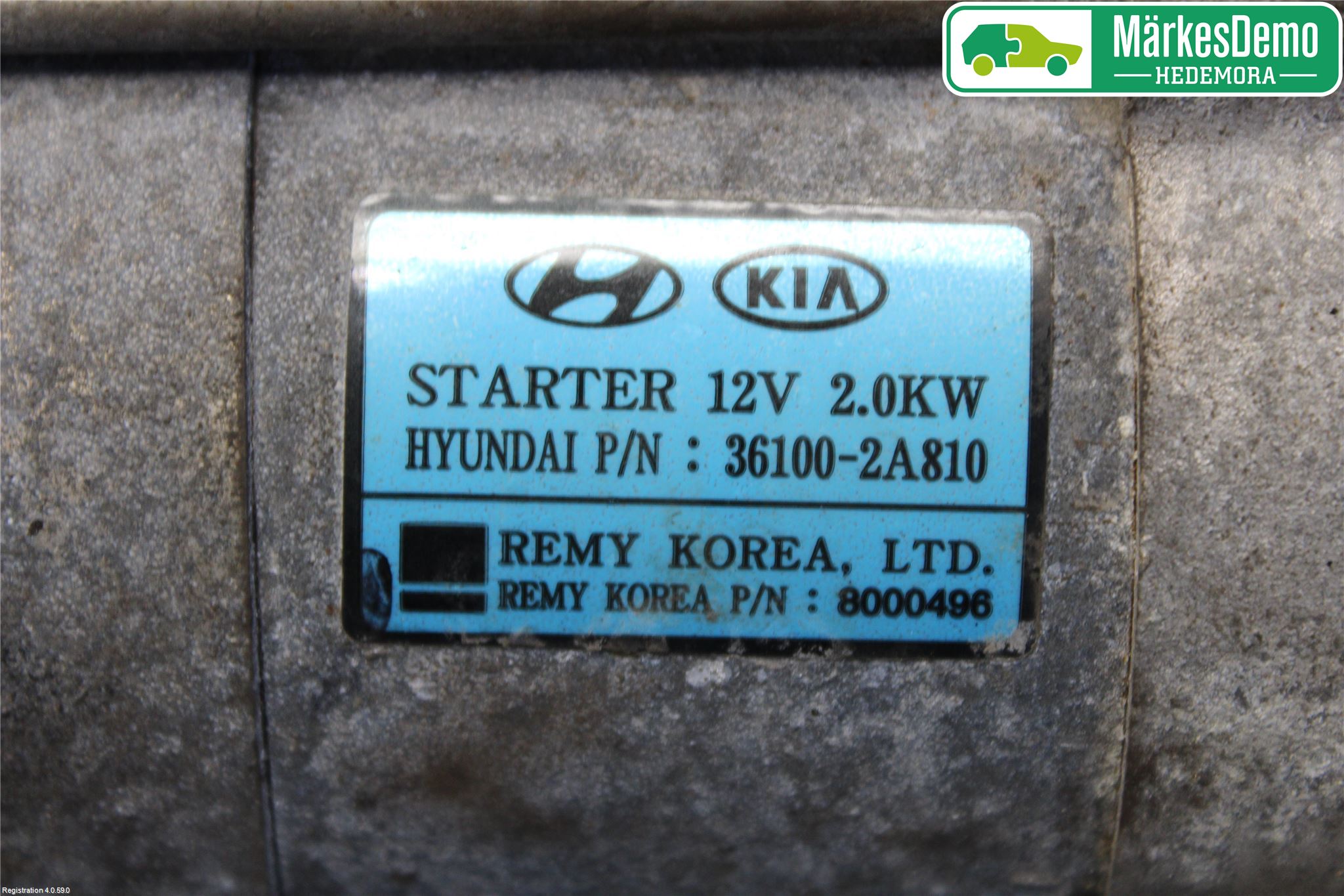 Kia OPTIMA 00-15 Startmotor Diesel