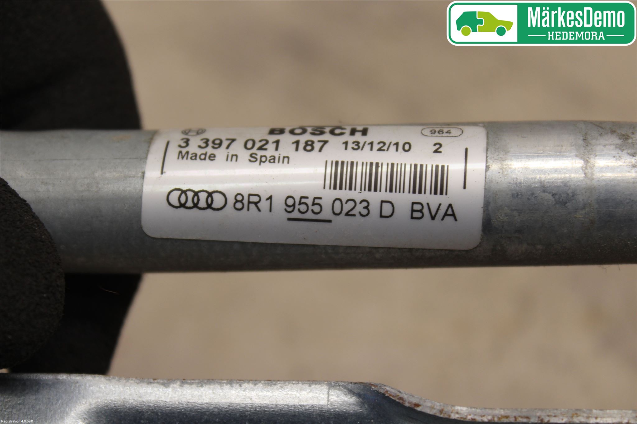 Audi Q5 09-16 Torkarmekanism Vindruta