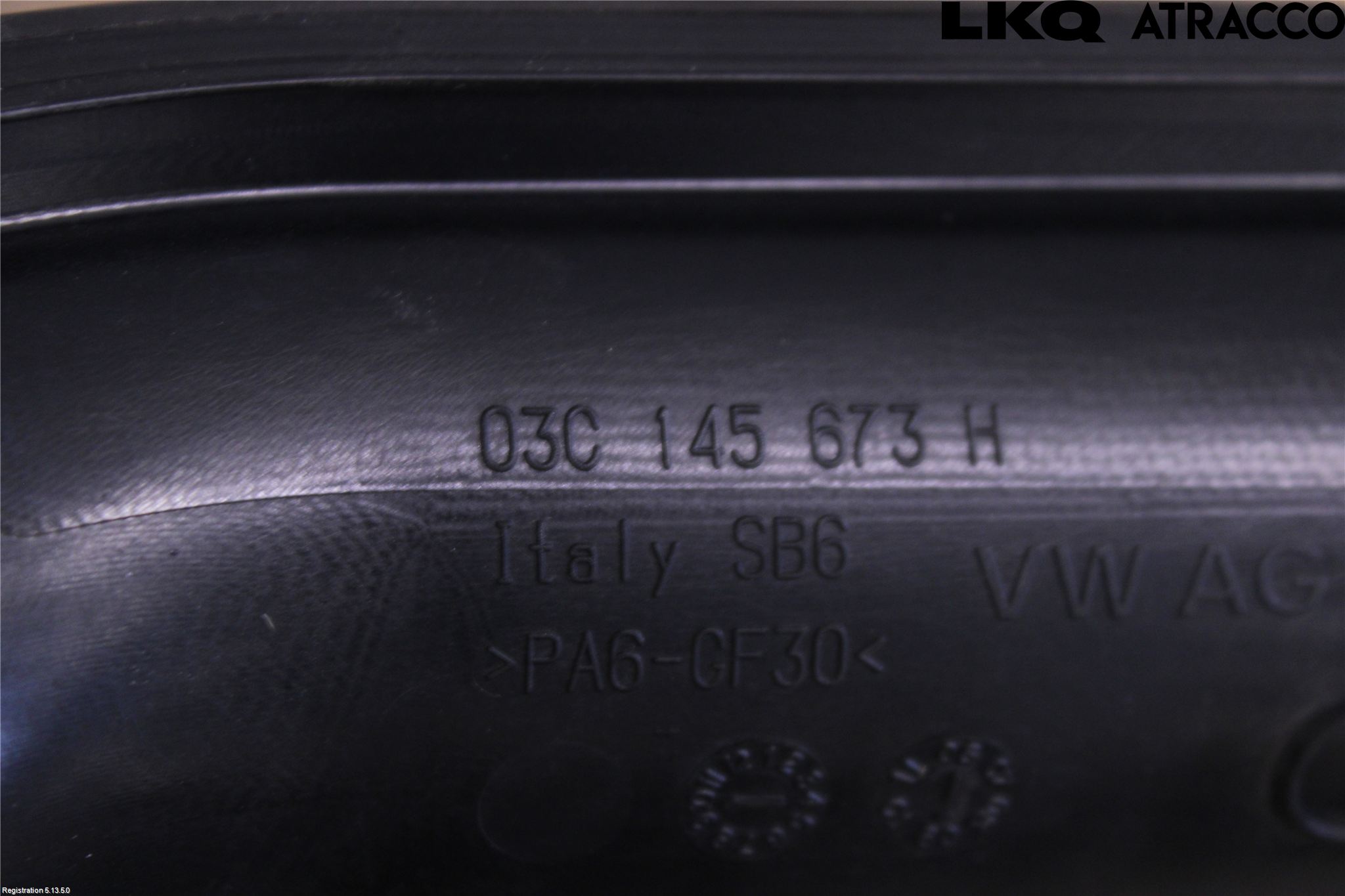 Volkswagen VW GOLF VI 09-13 Injgummibälg-Slang