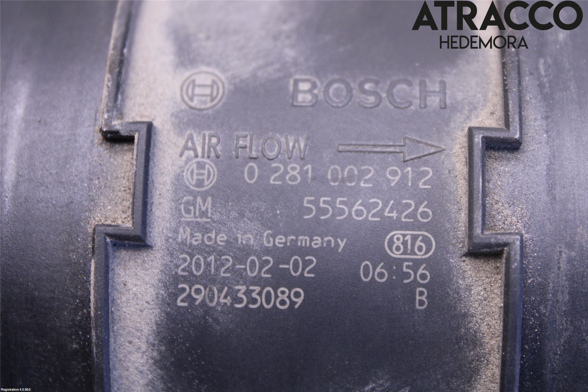 Opel INSIGNIA 09-16 Injluftmassamätare