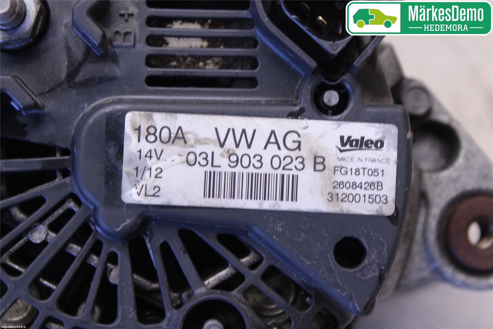Volkswagen VW PASSAT 11-14 Generator
