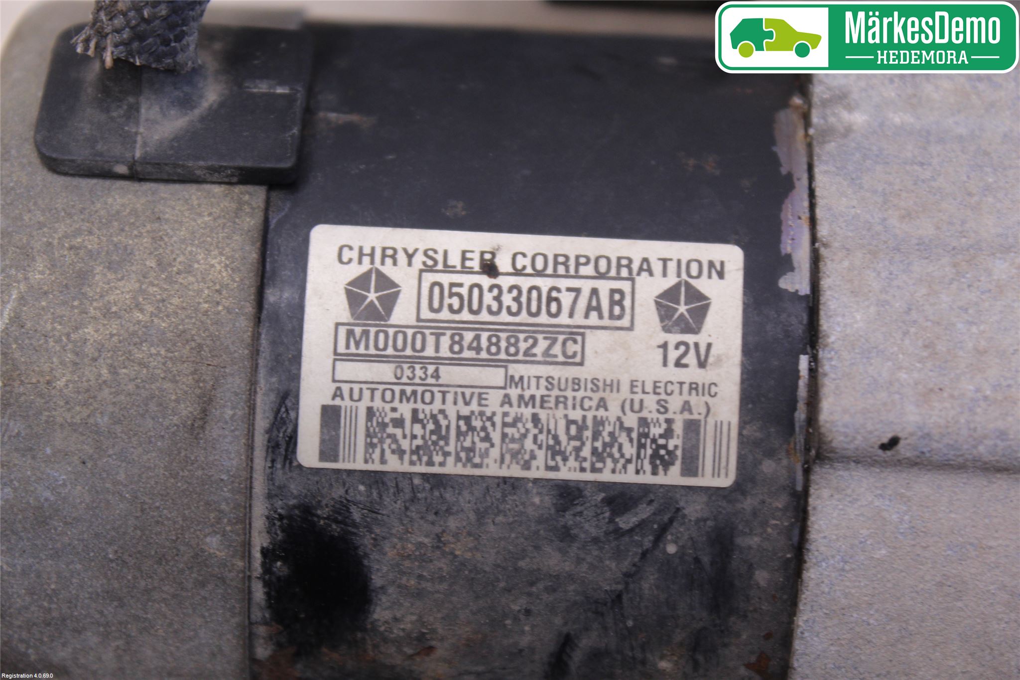 Chrysler CHR PT CRUISER Startmotor