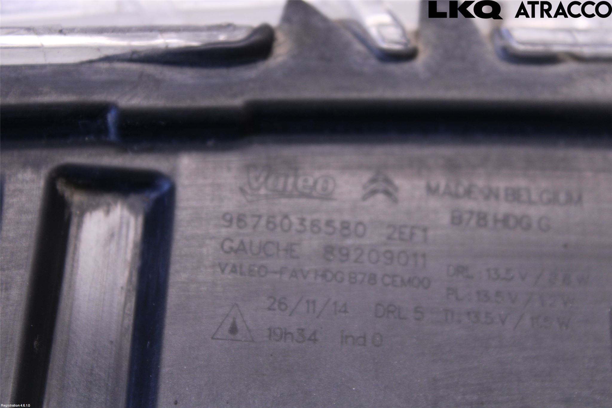 Citroen C4 PICASSO 14-18 Positionsljus Fram Vä