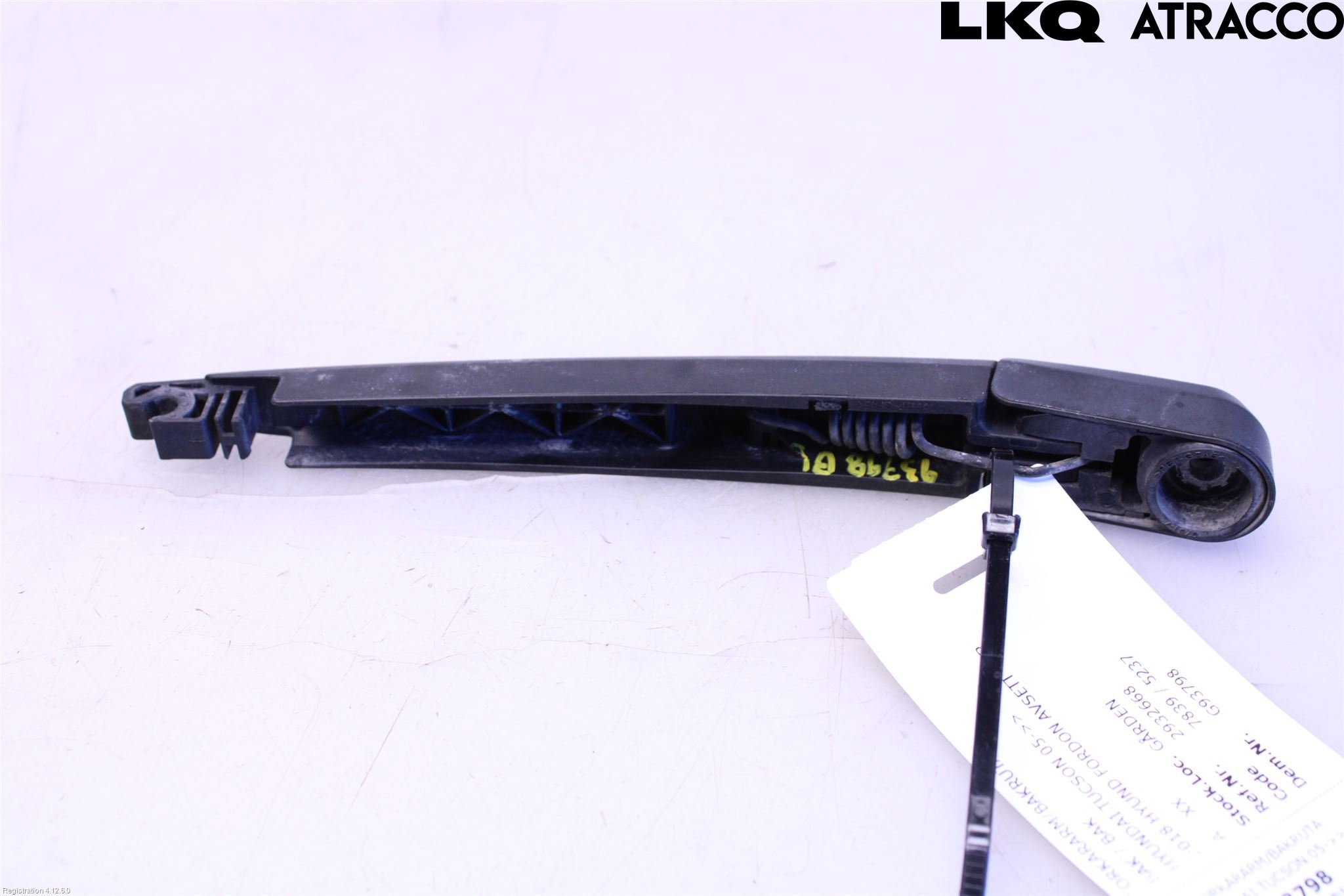 Hyundai TUCSON 05- Torkararm-Bakruta