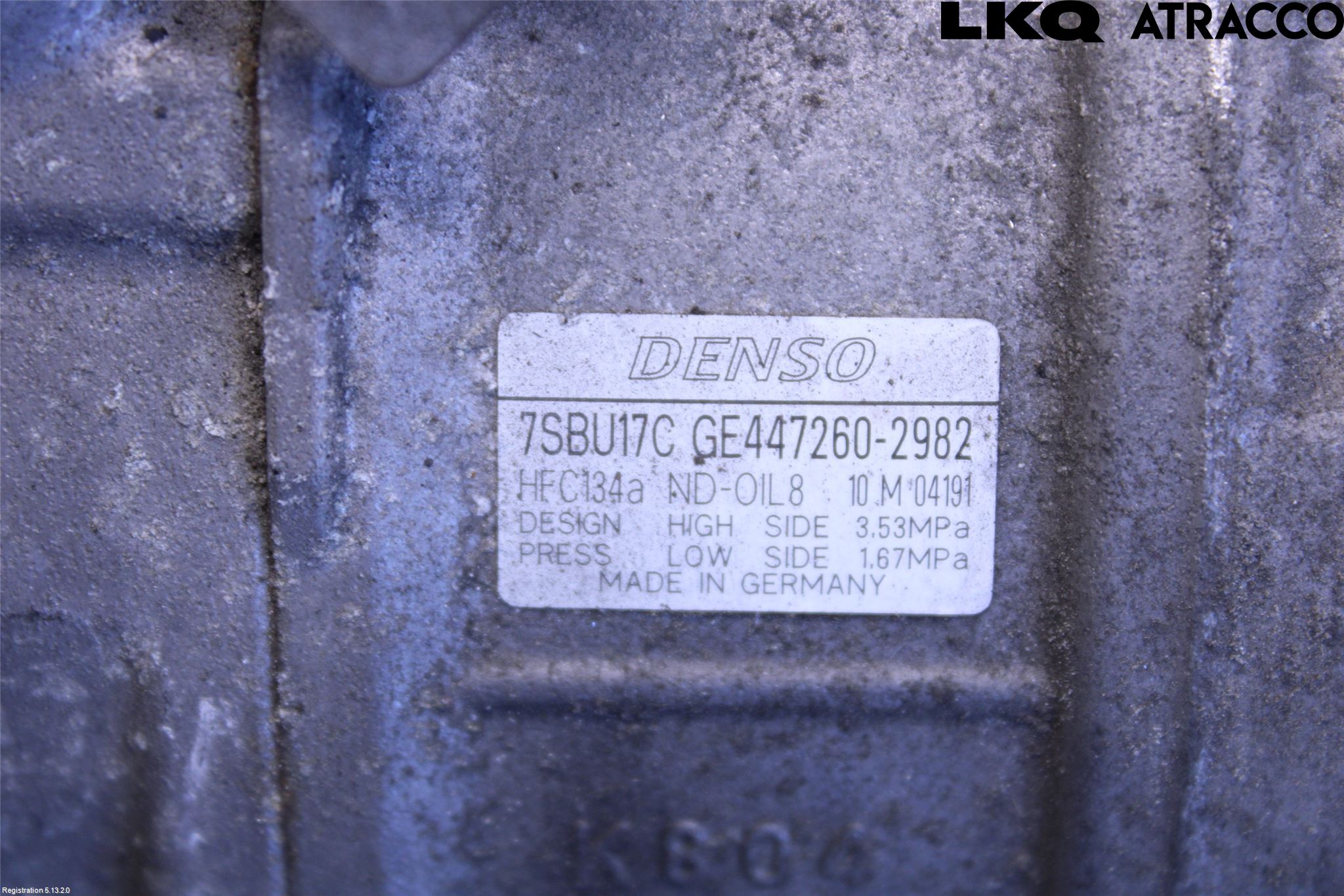 BMW 5 F10/F11/F18 09-17 Ac Kompressor