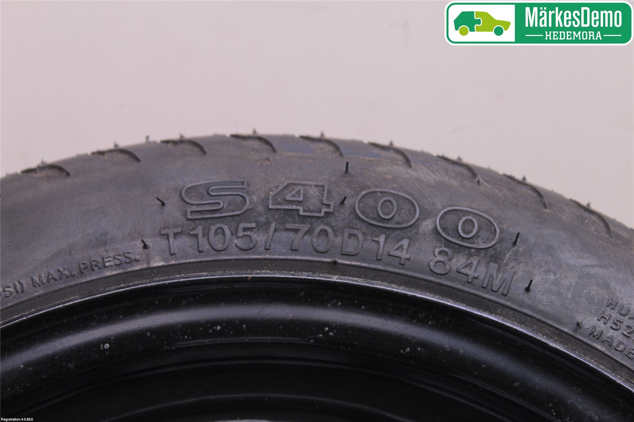 Hyundai i10 PA 08-13 Hjul Reservhjul Minityp