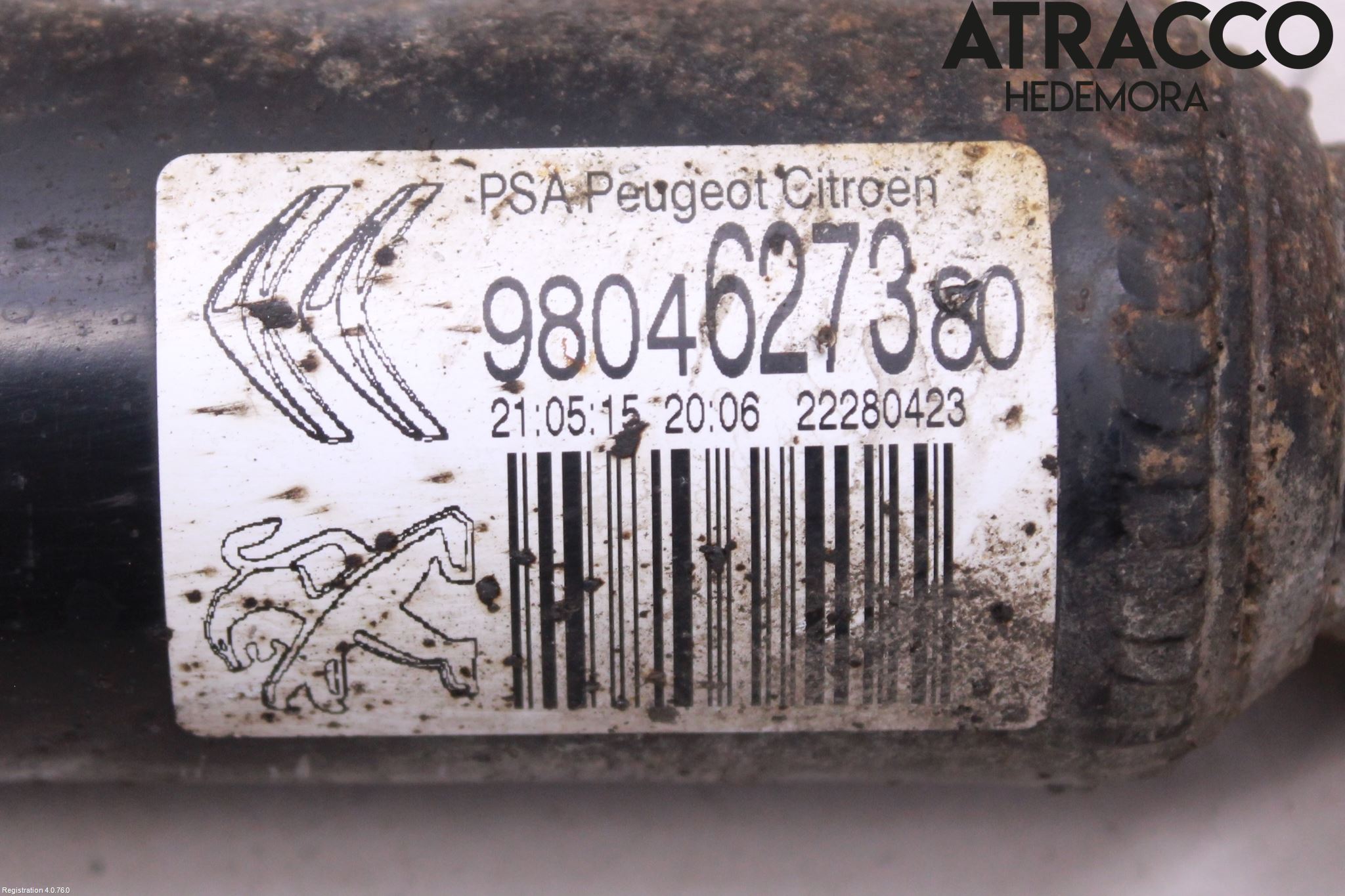 Peugeot 208 12-15 Stötdämpare Bak