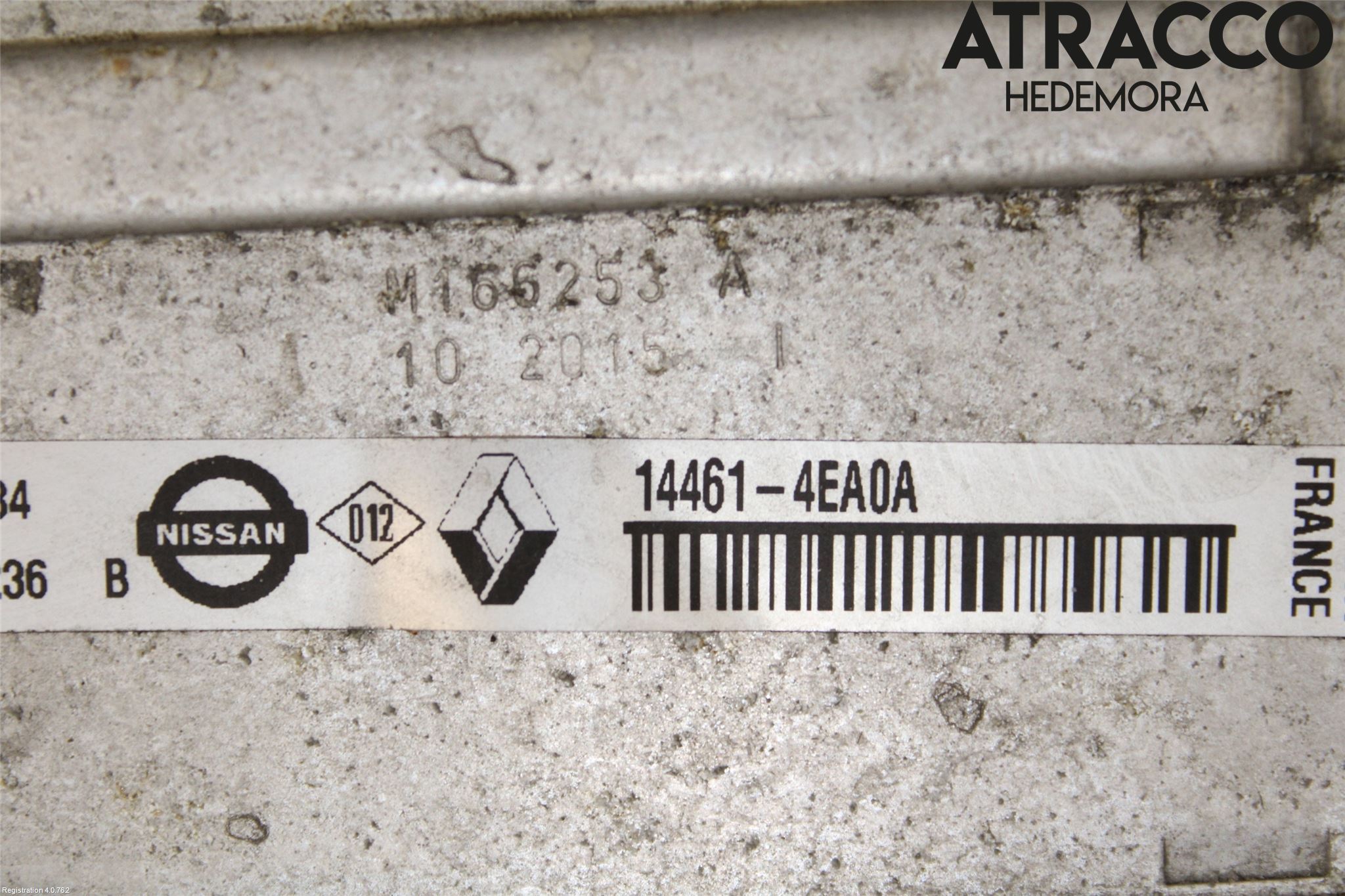 Nissan QASHQAI 14-17 Laddluft-Intercooler Kyl