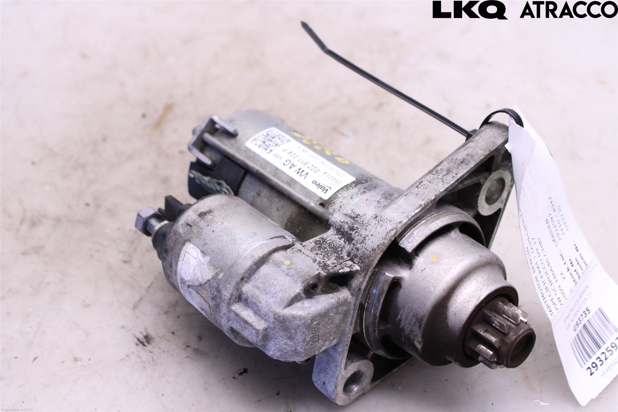 Volkswagen VW SCIROCCO 09-17 Startmotor