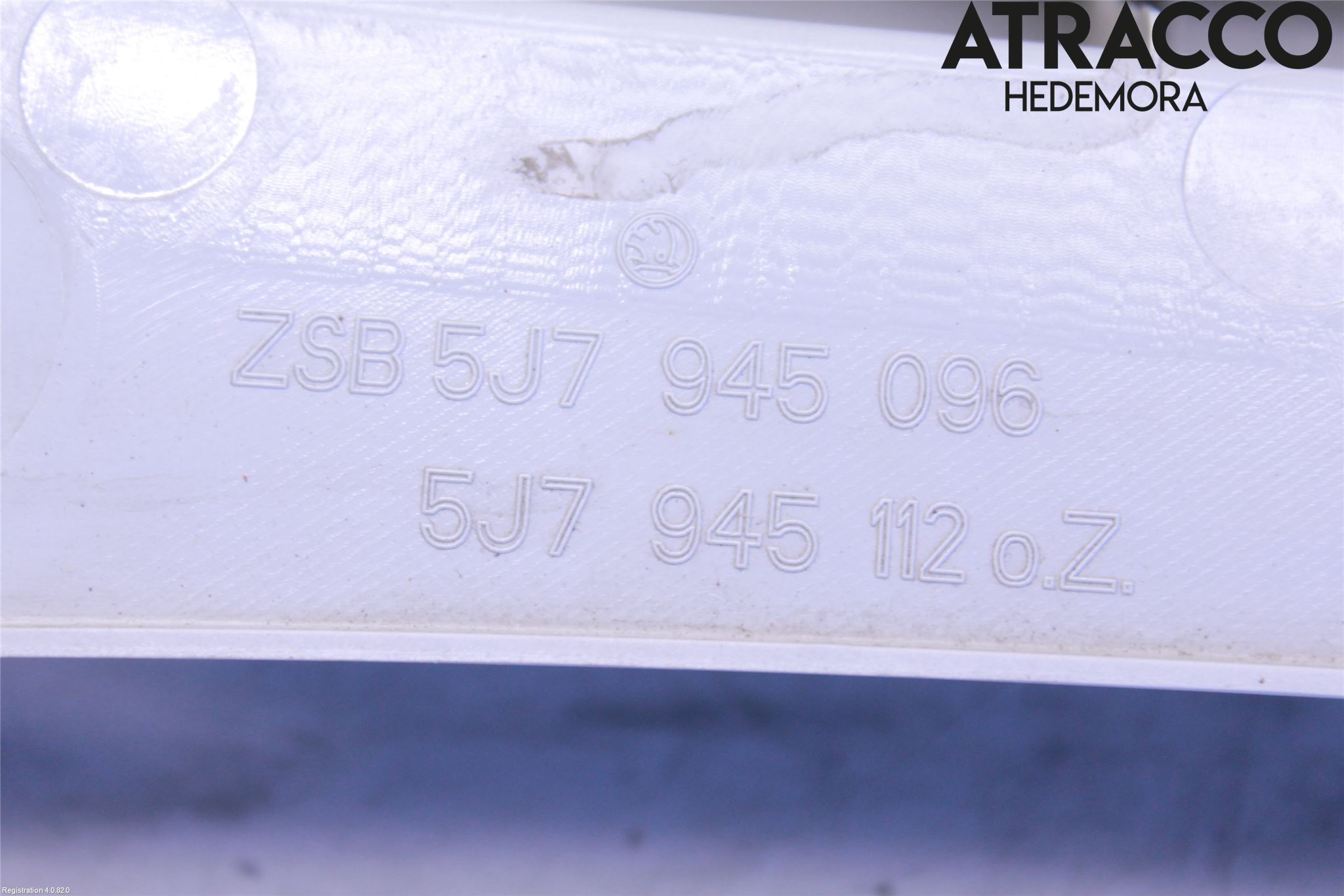 Skoda ROOMSTER Bakljus Lucka Hö